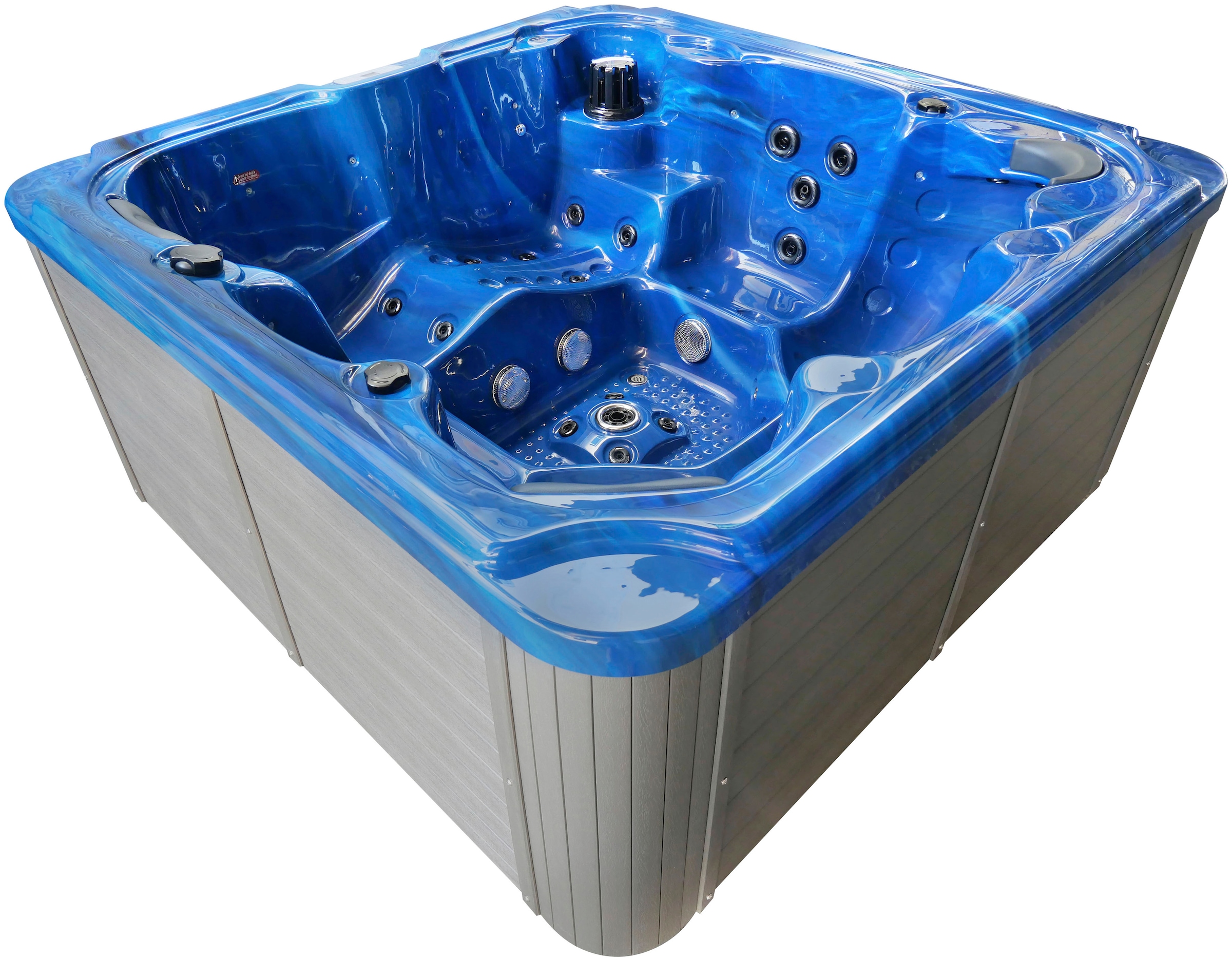 Sanotechnik Whirlpool »OASIS MAXI«, (Set), 210x210x95 cm, inkl. Abdeckung