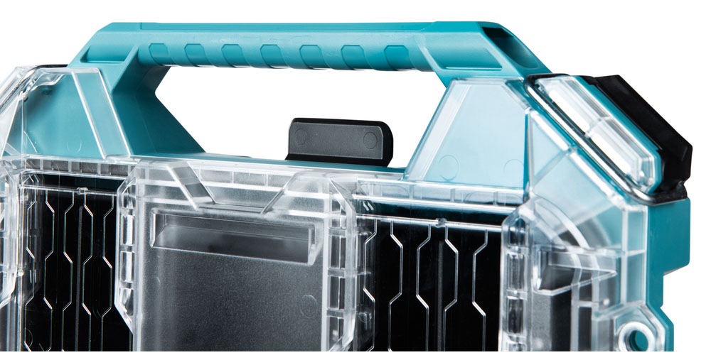 Makita Werkzeugbox »MAKTRAK Organizer flach M »P-91051« 8,14L, 11 Organizer-Behälter« Effizientes Be- und Entladen mit dem MAKTRAK Koffer Sortiment