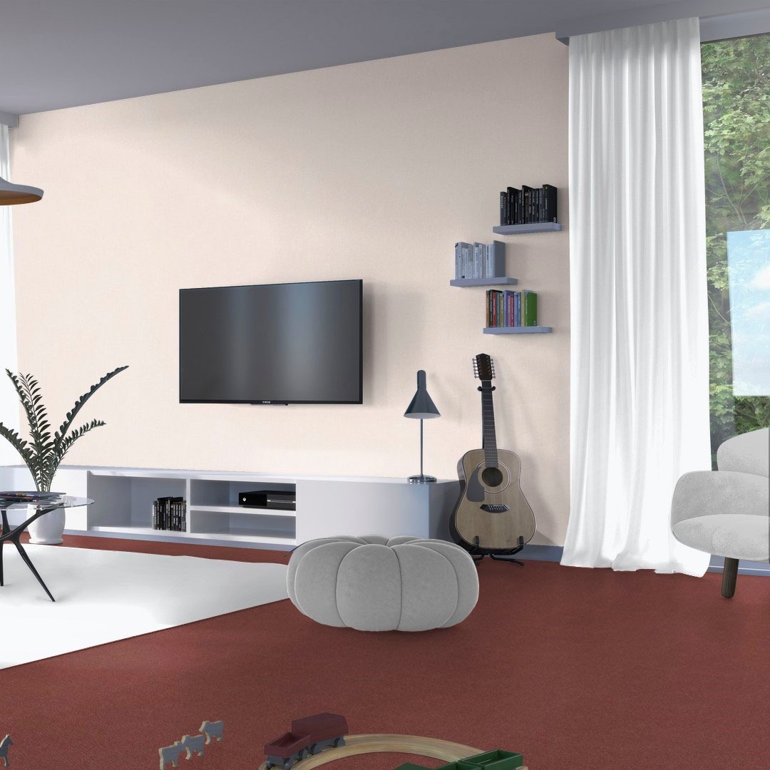 Vorwerk Teppichboden »Passion 1093 (Traffic), Schlinge - Uni Farben, Made in Germany«, rechteckig, 6,3 mm Höhe, Wohnzimmer, Schlafzimmer, Kinderzimmer, Breite 400/500 cm