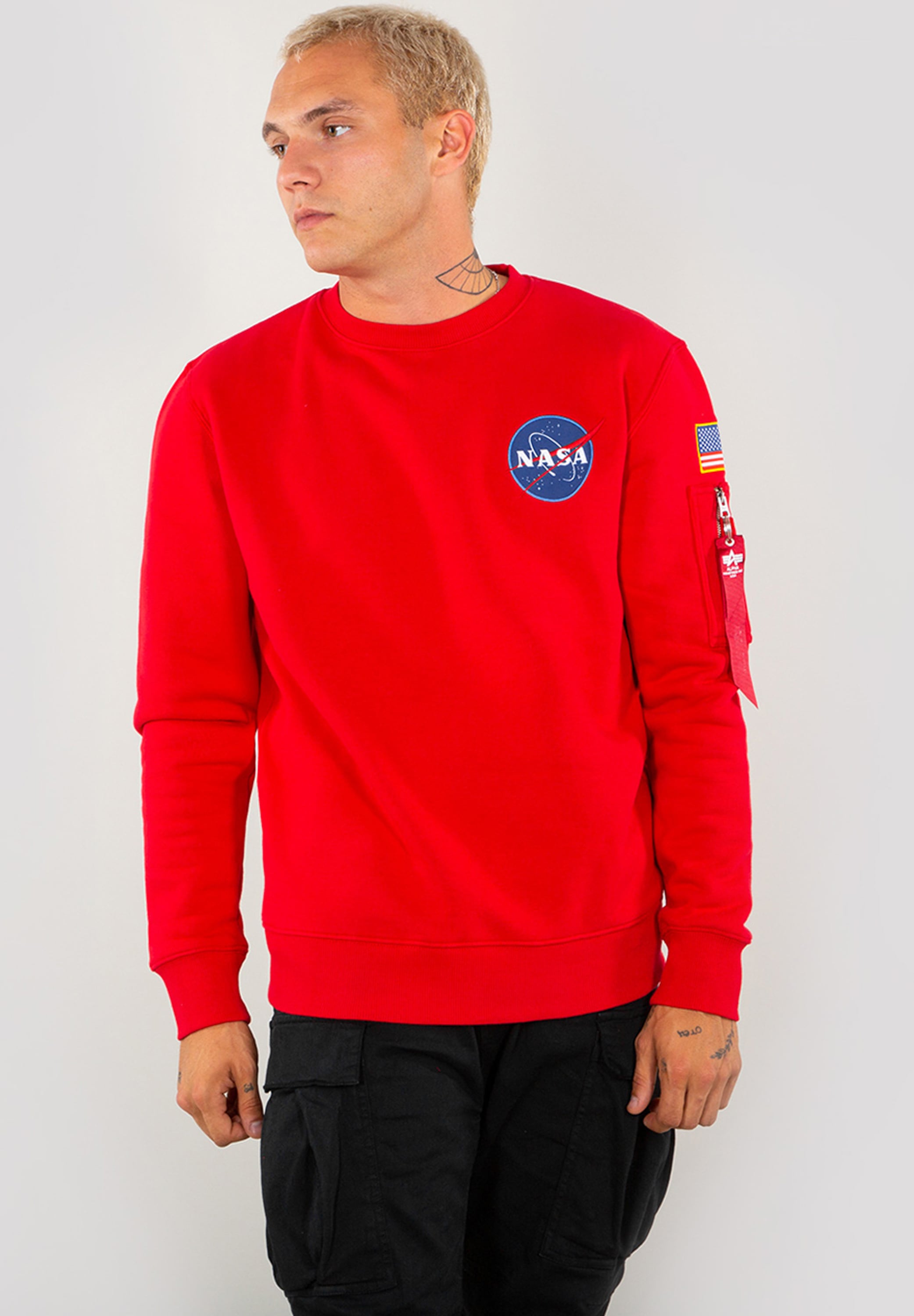 Alpha Industries Sweater "Alpha Industries Men - Sweatshirts Space Shuttle Sweater"