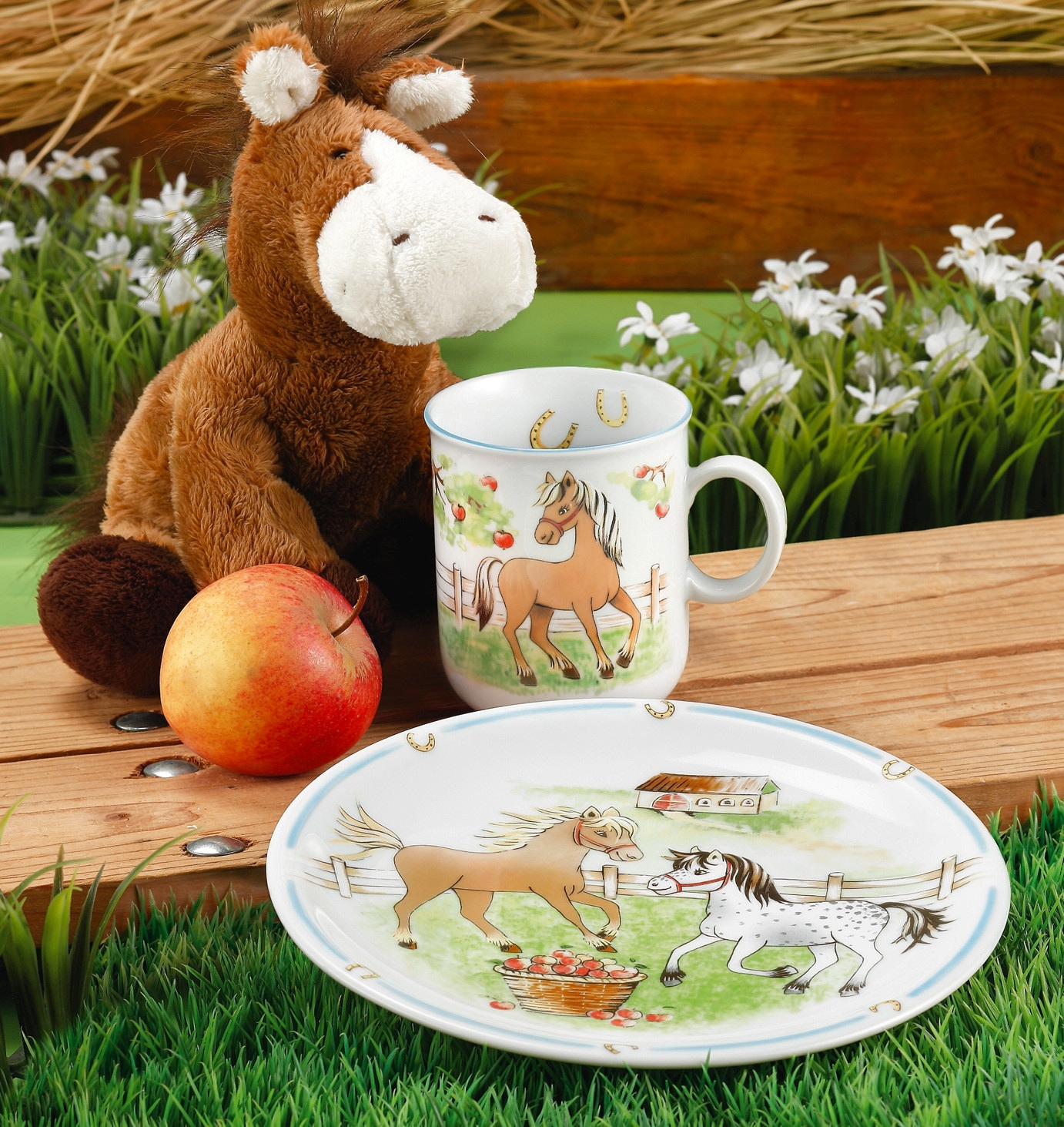 Seltmann Weiden Becher »Compact, Mein Pony«, (1 tlg.), Becher mit Henkel 0,25 l