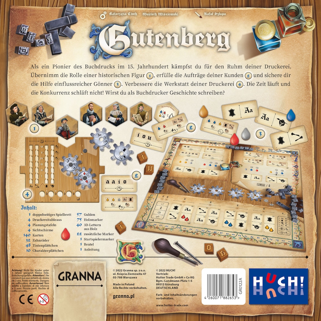 Huch! Spiel »Gutenberg«