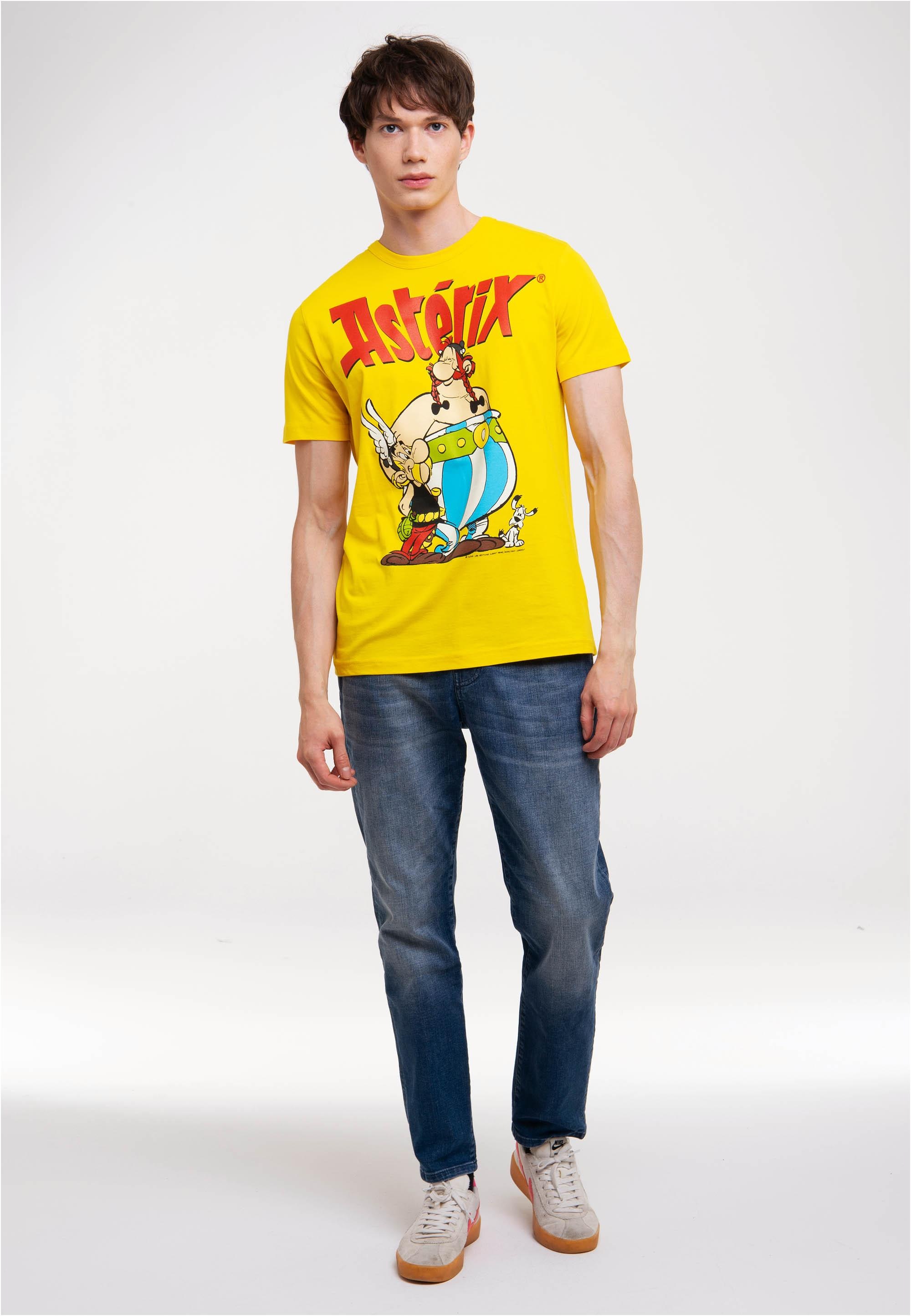LOGOSHIRT T-Shirt »Asterix & Obelix«, mit coolem Print