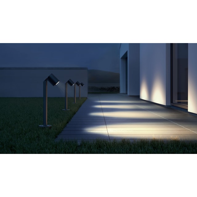 steinel LED Gartenstrahler »Way«, Helligkeitssensor+GU10-Leuchtmittel,  Warmweiß, Boden-Wegeleuchte bestellen | BAUR