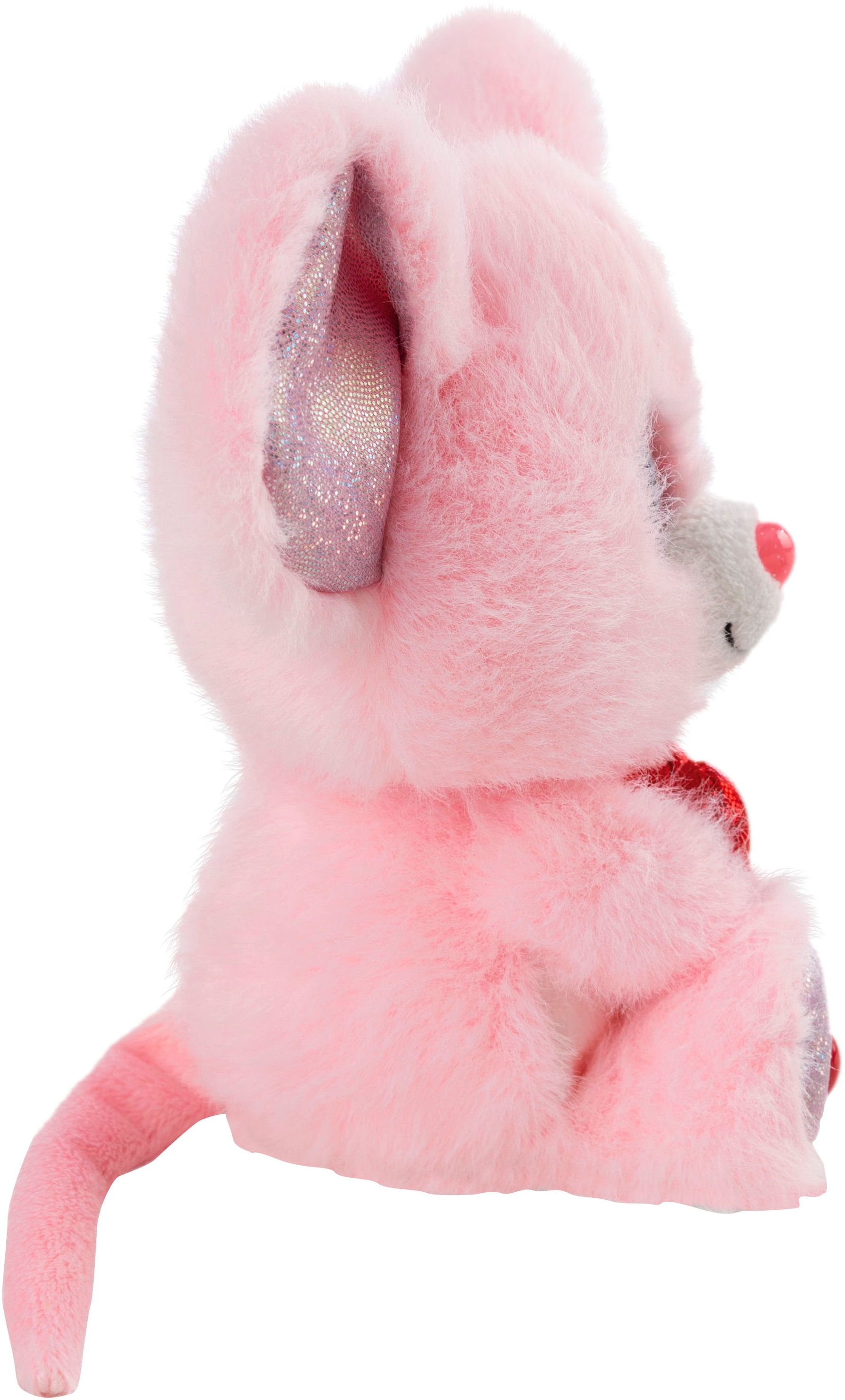 Nici Kuscheltier »Glubschis, Maus Pinky Luv, 15 cm schlenkernd«, schlenkernd; enthält recyceltes Material (Global Recycled Standard)
