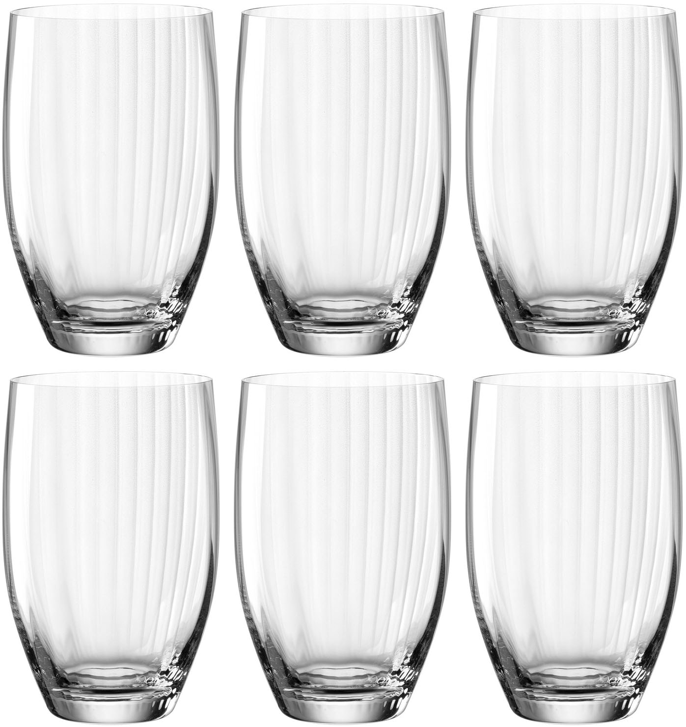 LEONARDO Longdrinkglas »POESIA«, (Set, 6 tlg.), 460 ml, 6-teilig