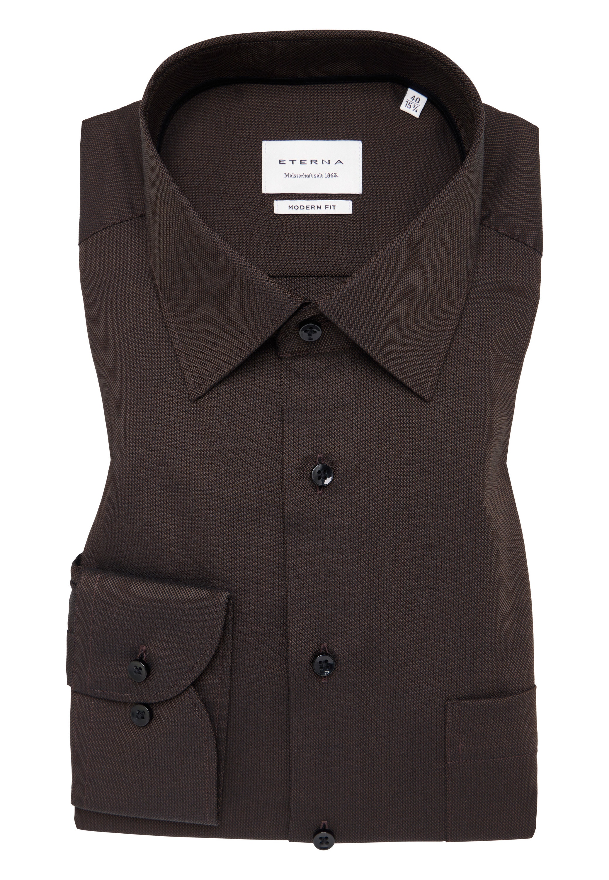Eterna Langarmhemd »MODERN FIT« NON IRON (bügelfrei)