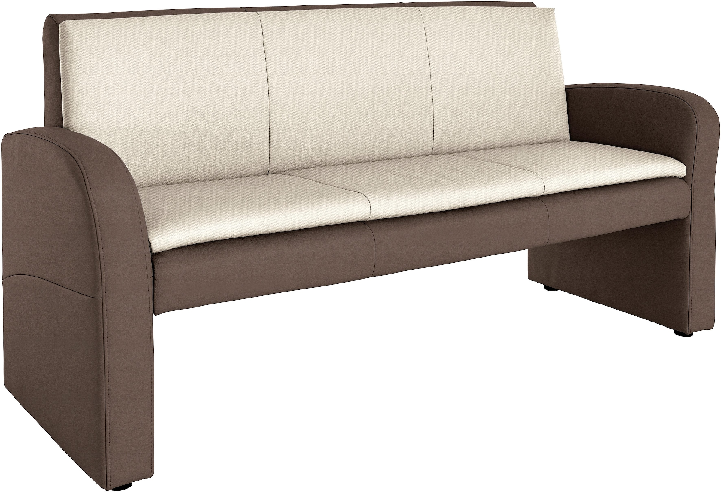 exxpo - sofa fashion Hockerbank, mit Rückenlehne