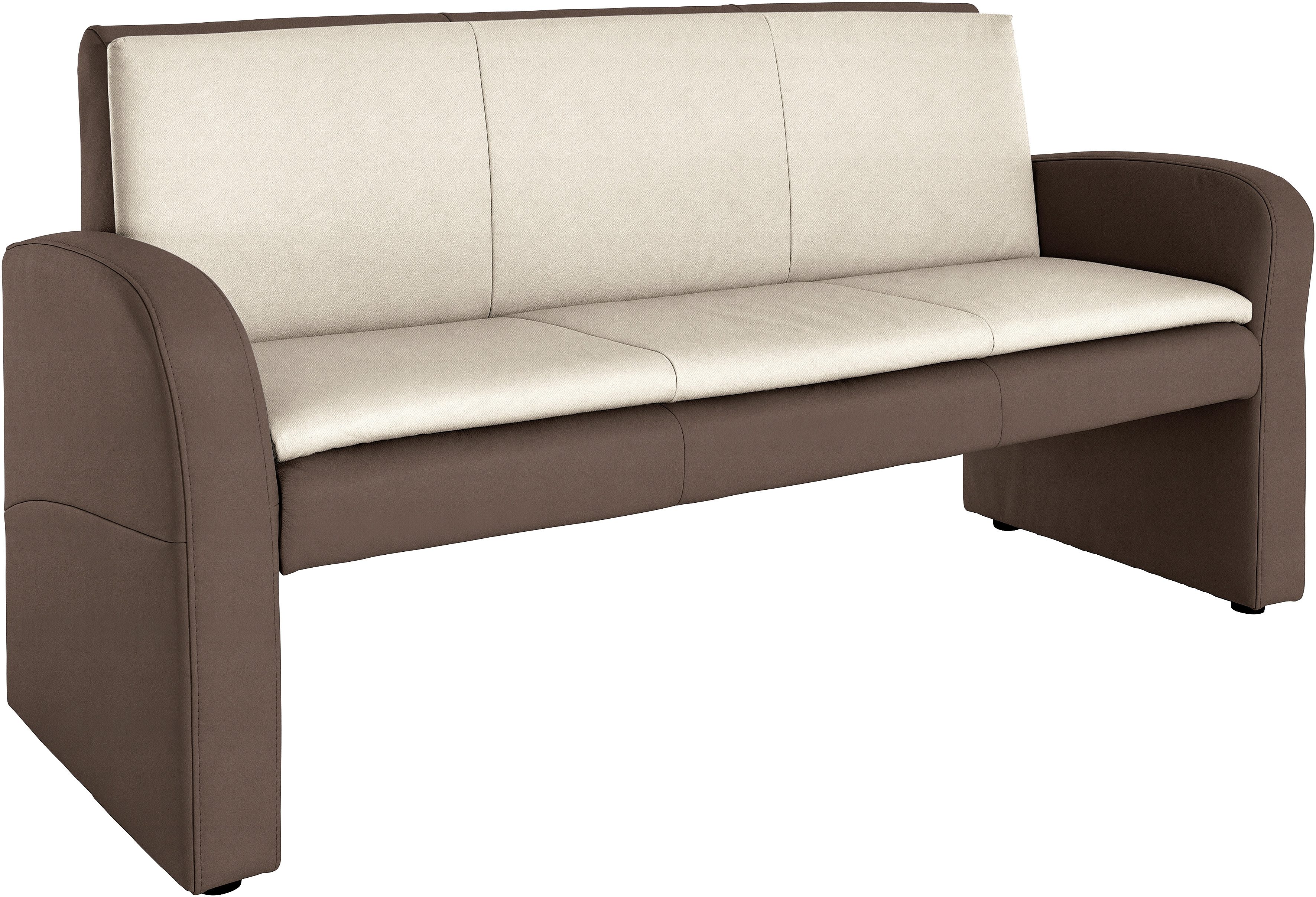 exxpo - sofa fashion Hockerbank "Cortado" hohe Bodenfreiheit, schöne Detailverarbeitung