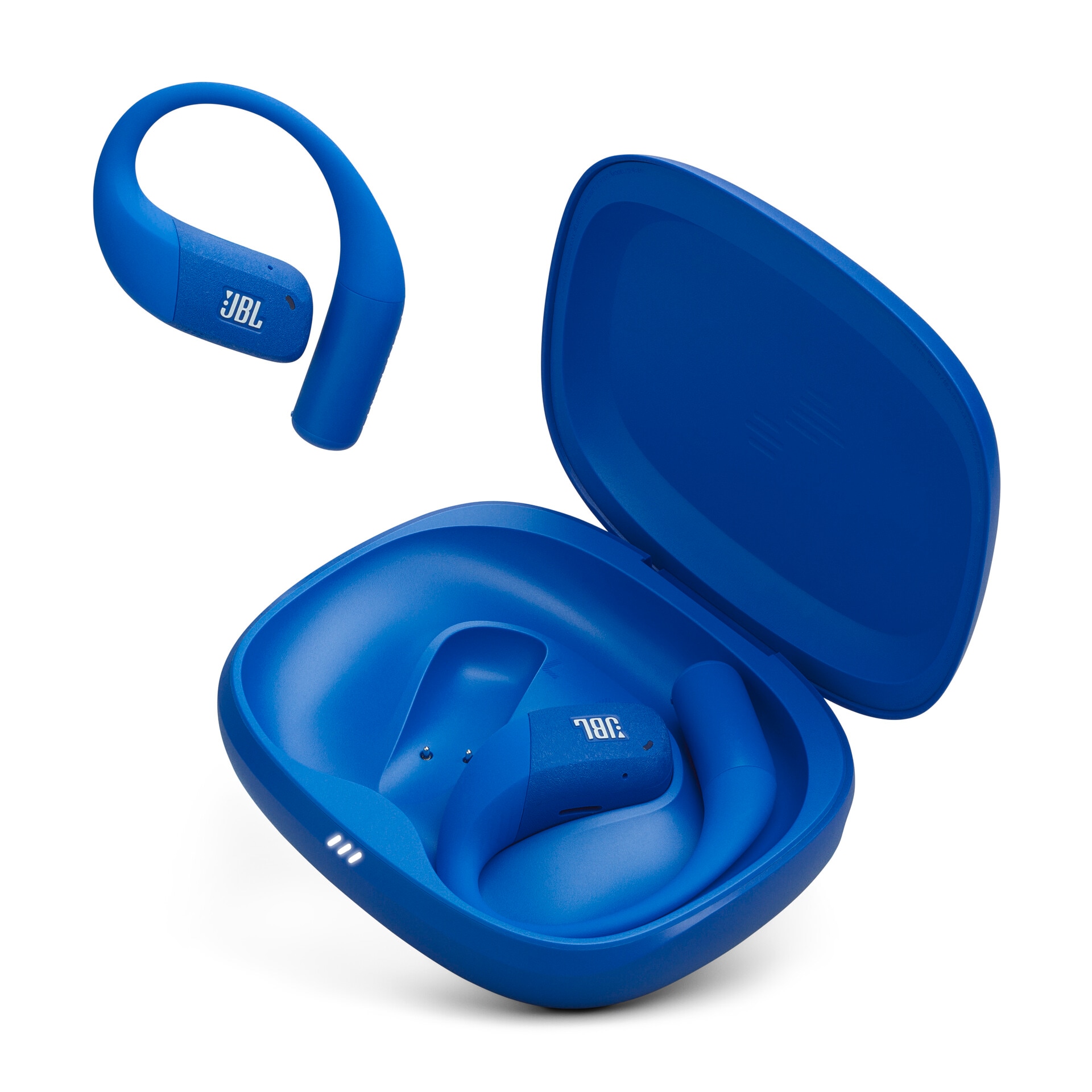 JBL Sport-Kopfhörer "Endurance Zone True Wireless Open-Ear Sport Headphones", blau, B:10cm H:4,1cm T:16,5cm, Kopfhörer - Einheitsgröße