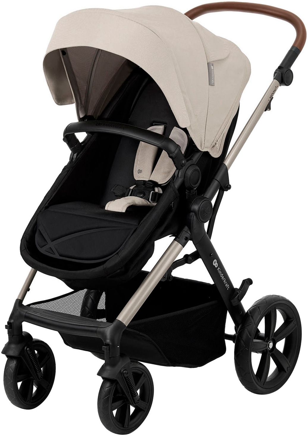 Kinderkraft Kombi-Kinderwagen »MOOV 2 4in1 EVA«, 27 kg, mit EVA-Rädern