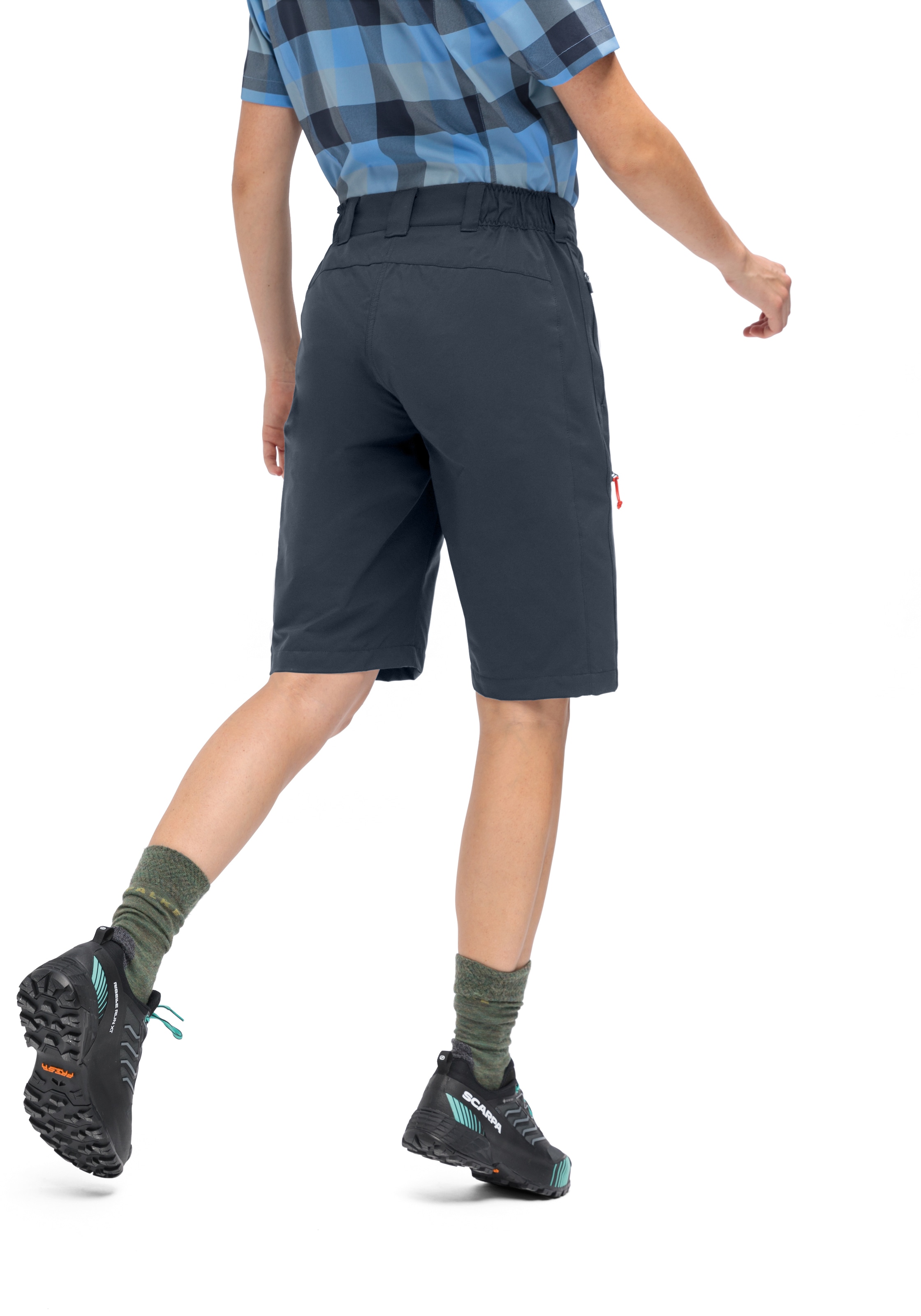 Maier Sports Outdoorhose »Lulaka Bermuda Loop«, Damen Shorts, kurze Wanderhose, Outdoor-Hose, 3 Taschen, Regular Fit
