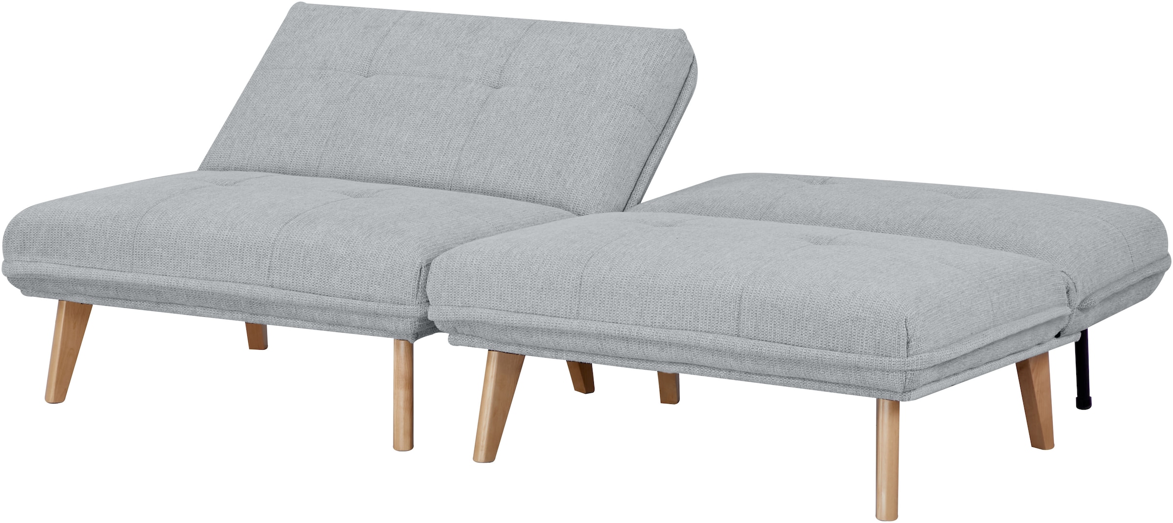 INOSIGN Sessel »DELANEY Schlafsofa, bestehend aus 2 Modulen, mit Schlaffunktion«, Bettsofa, Schlafsessel, Klappsofa, erweiterbar, in Webstoff