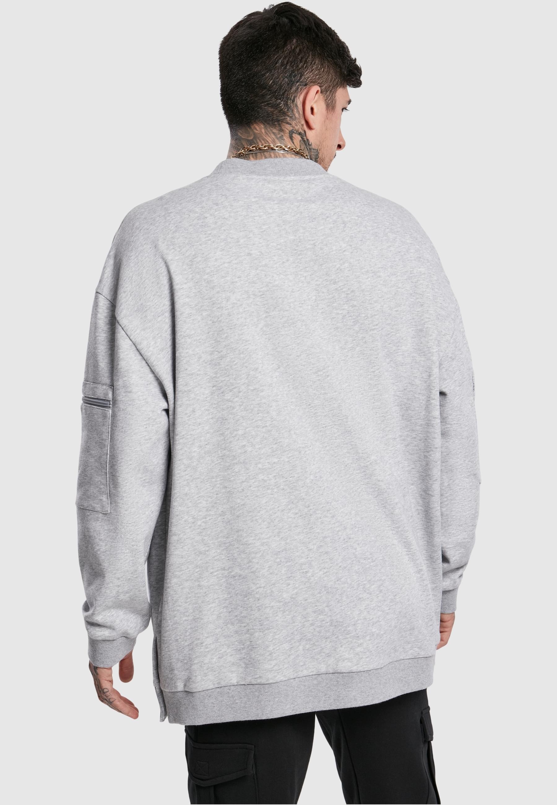 URBAN CLASSICS Rundhalspullover »Urban Classics Herren Training Terry Crew«, (1 tlg.)
