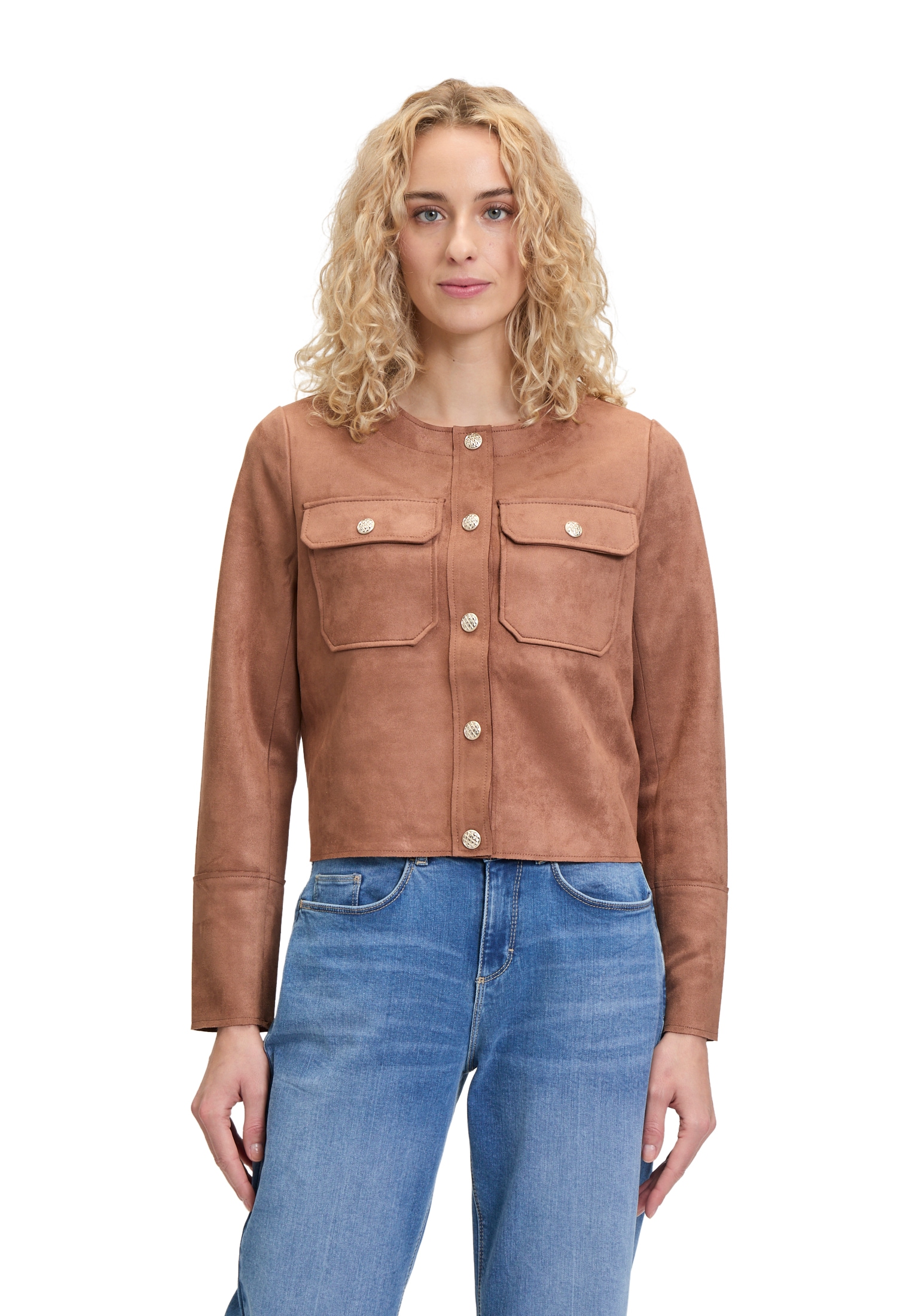 Cartoon Jackenblazer "Damen Blazer-Jacke mit Taschen" Taschen günstig online kaufen