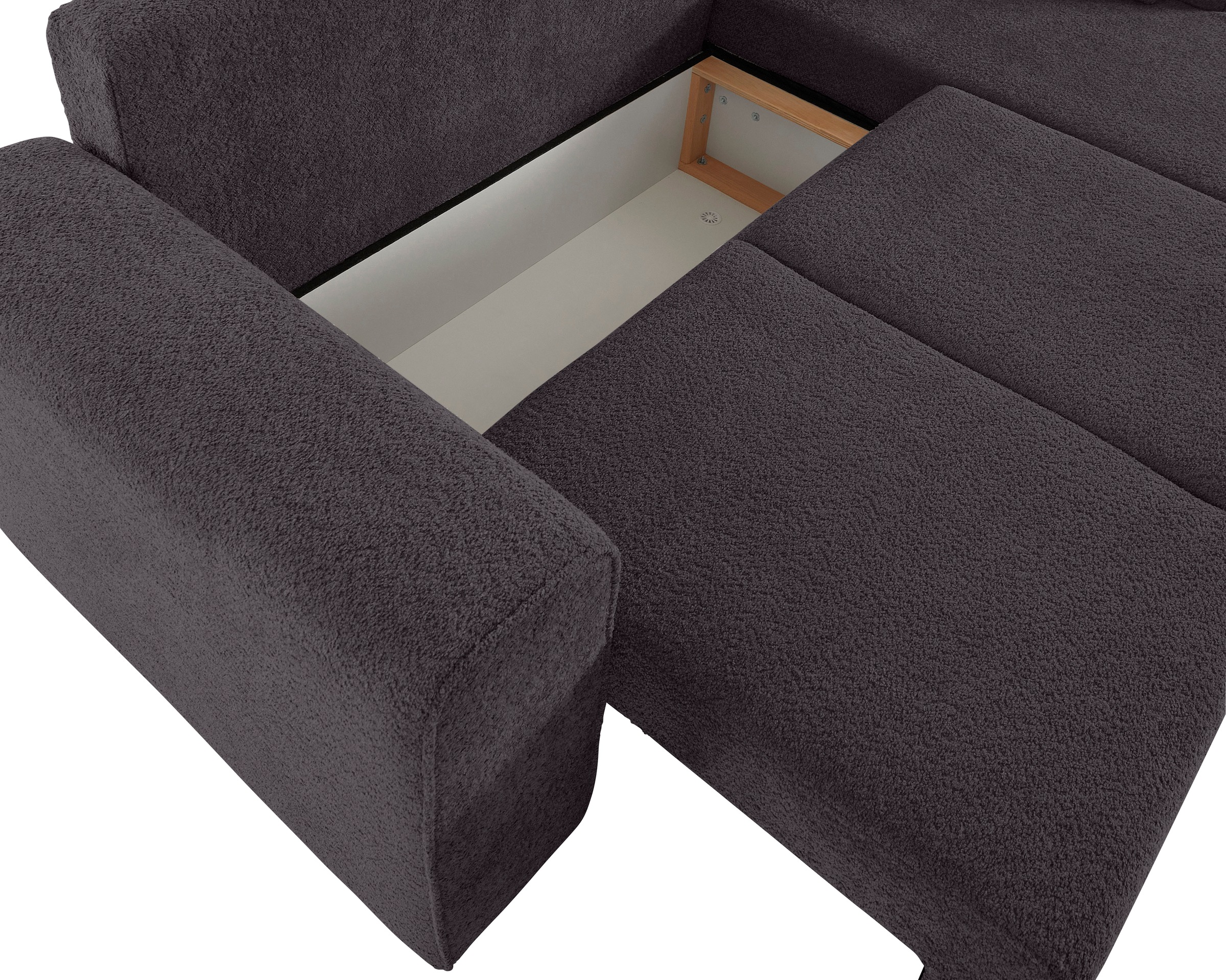 Guido Maria Kretschmer Home&Living Ecksofa »Györ«, L-Form, wahlweise mit Bettfunktion und Bettkasten incl. 2 Zierkissen