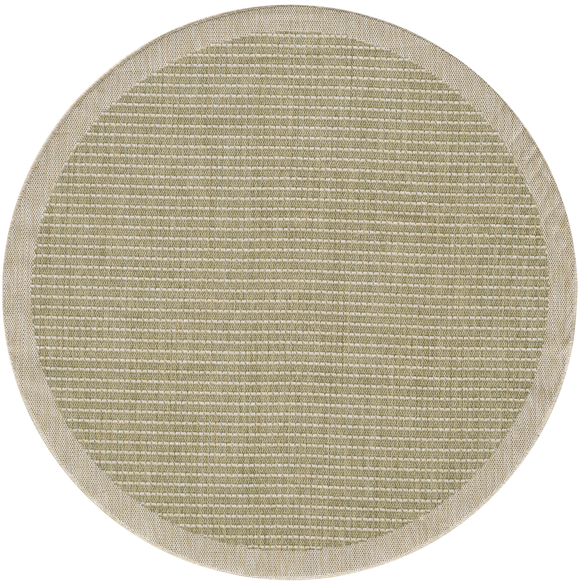 Ayyildiz Teppiche Outdoorteppich »GIZA 1410«, rund, 3 mm Höhe, In- und Outdoor, Wetterfest, Wasserabweisend, robust
