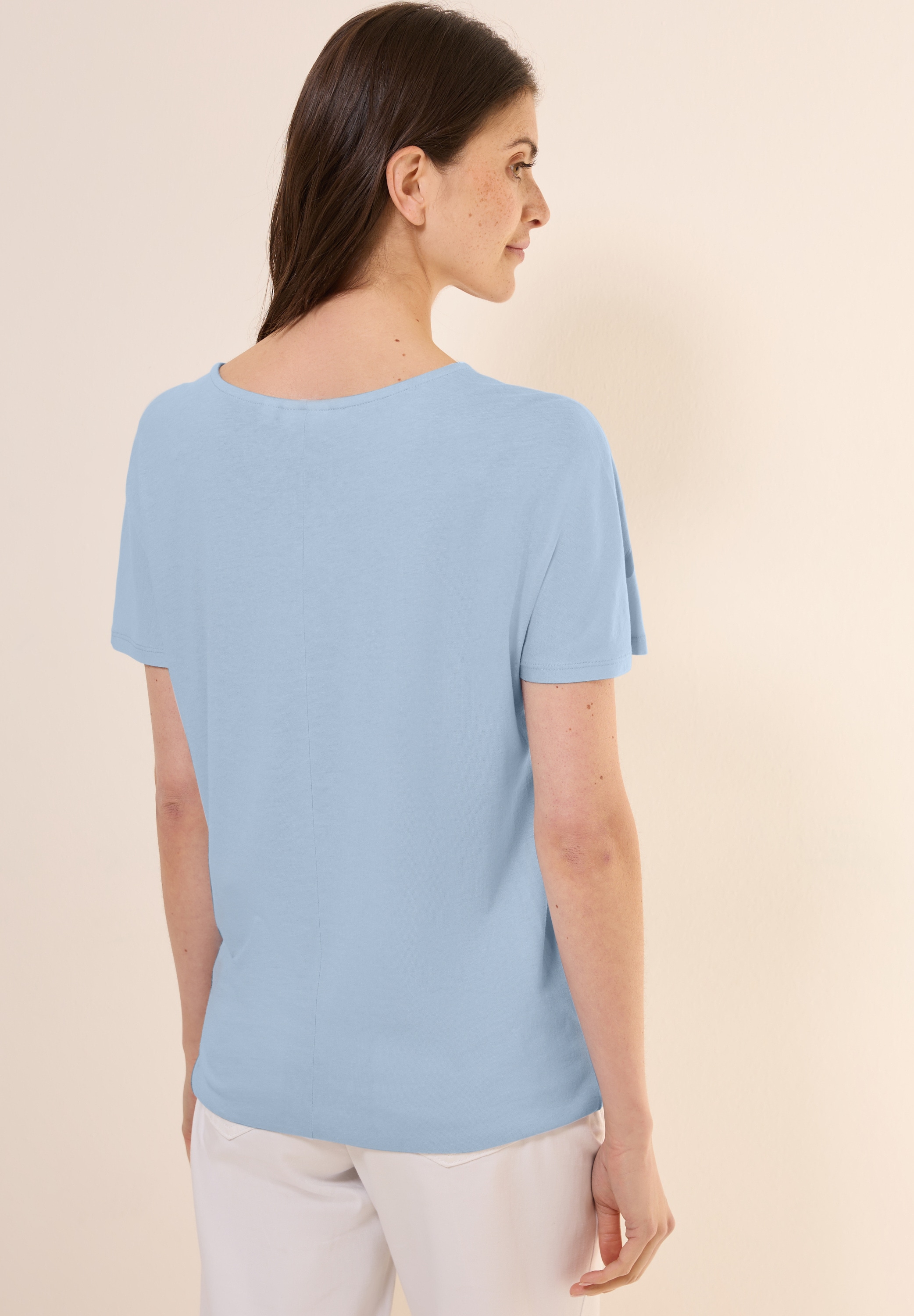 Cecil T-Shirt, mit U-Boot-Ausschnitt