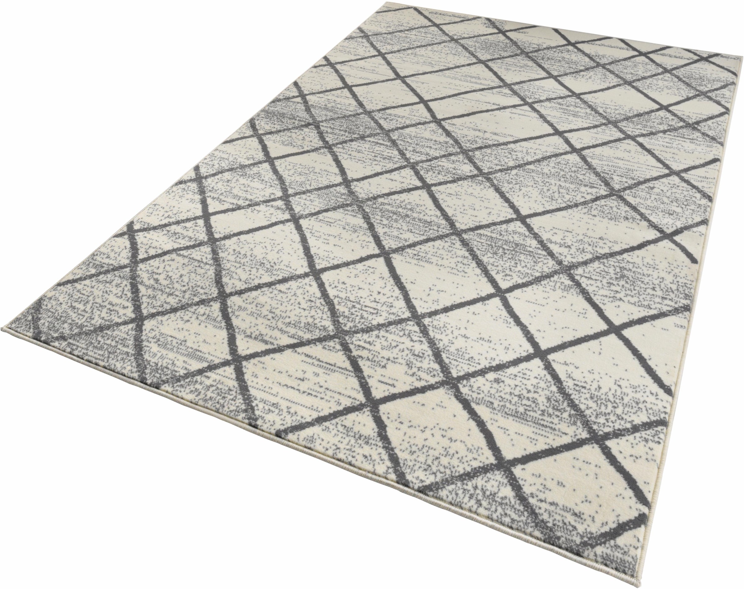 HANSE Home Teppich »Rhombe«, rechteckig, Geometrische Rauten Design, Scandi Look, Robust, Pflegeleicht