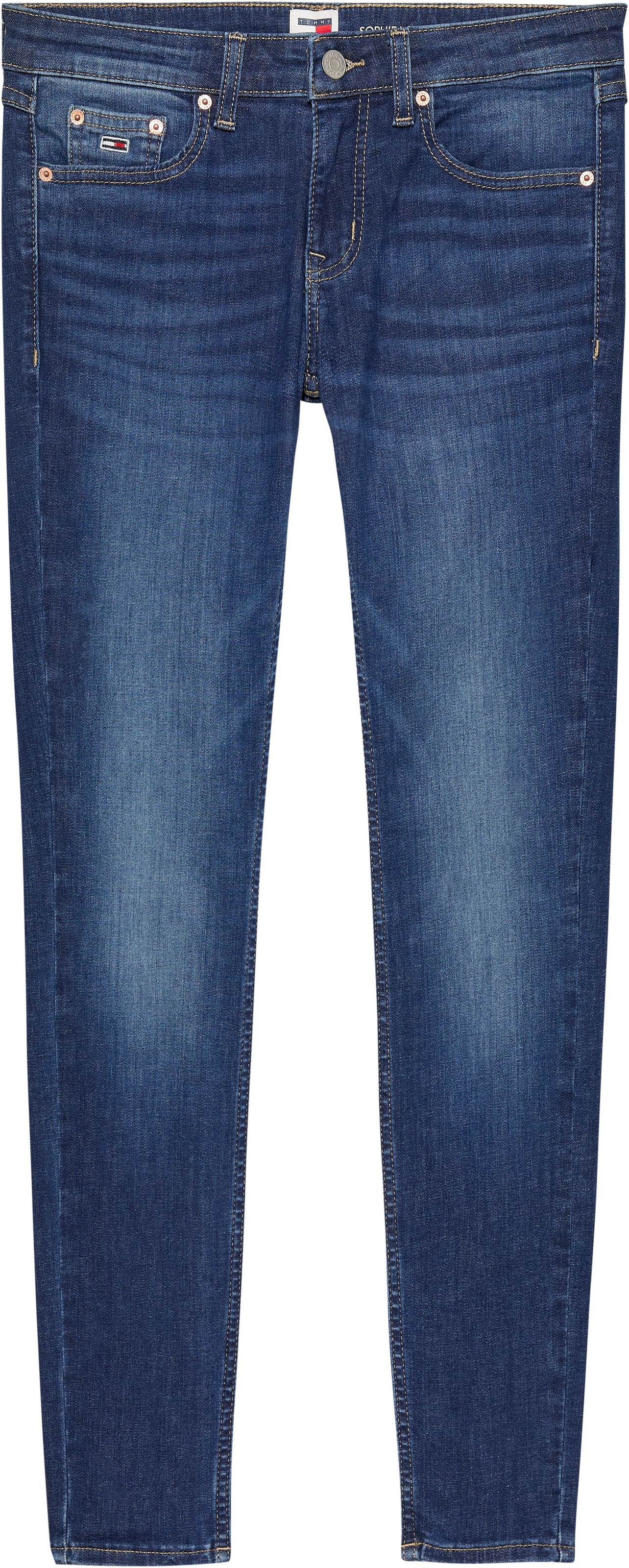 Tommy Jeans Skinny-fit-Jeans »Tommy Jeans Damenjeans Low Waist Skinny«, mit Waschung, Logo-Badge