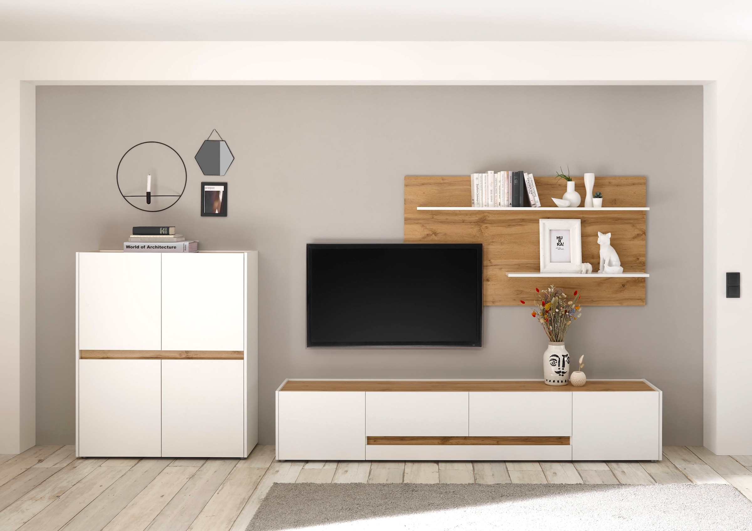 Home affaire Wohnwand "City/Giron, moderne Anbauwand, Komplettset in vielen günstig online kaufen