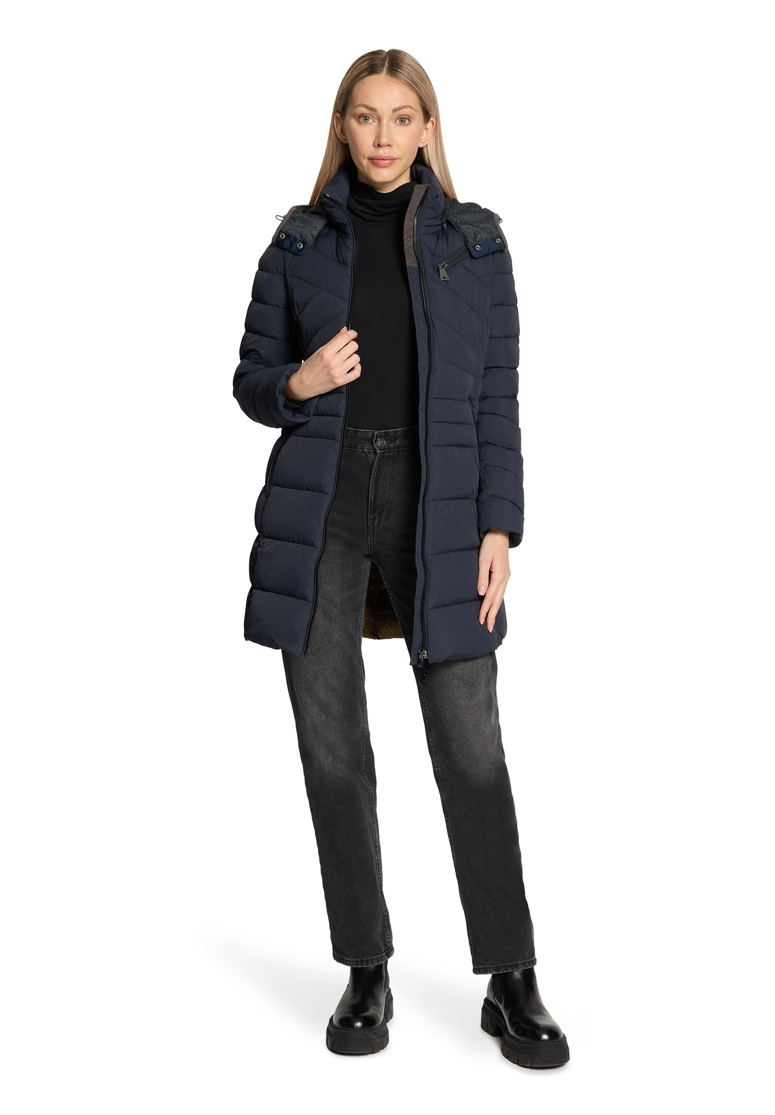 Gil Bret Steppjacke »Damen mit abnehmbarer Kapuze« mit Kapuze