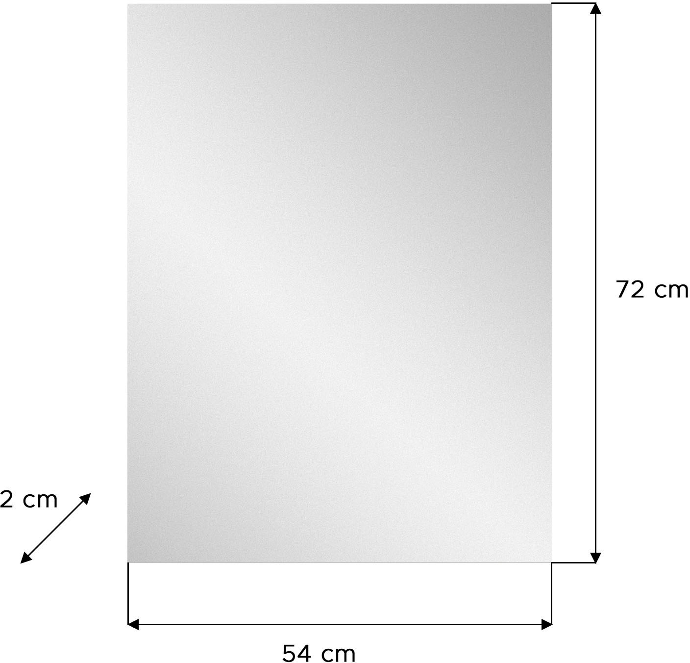 INOSIGN Garderobenspiegel »Valhe, Breite 55 cm, inkl. Material zur Wandmontage«, Spiegel, Wandspiegel, Flurspiegel, Dielenspiegel, Spiegelpaneel