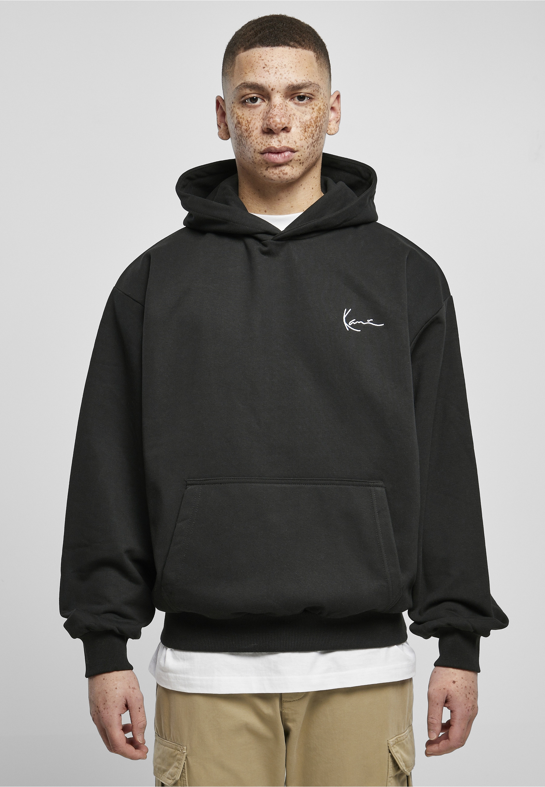 Karl Kani Kapuzenpullover »Karl Kani Herren KM231-046-2KK Chest Signature OS Hoodie black« 1 Stk.