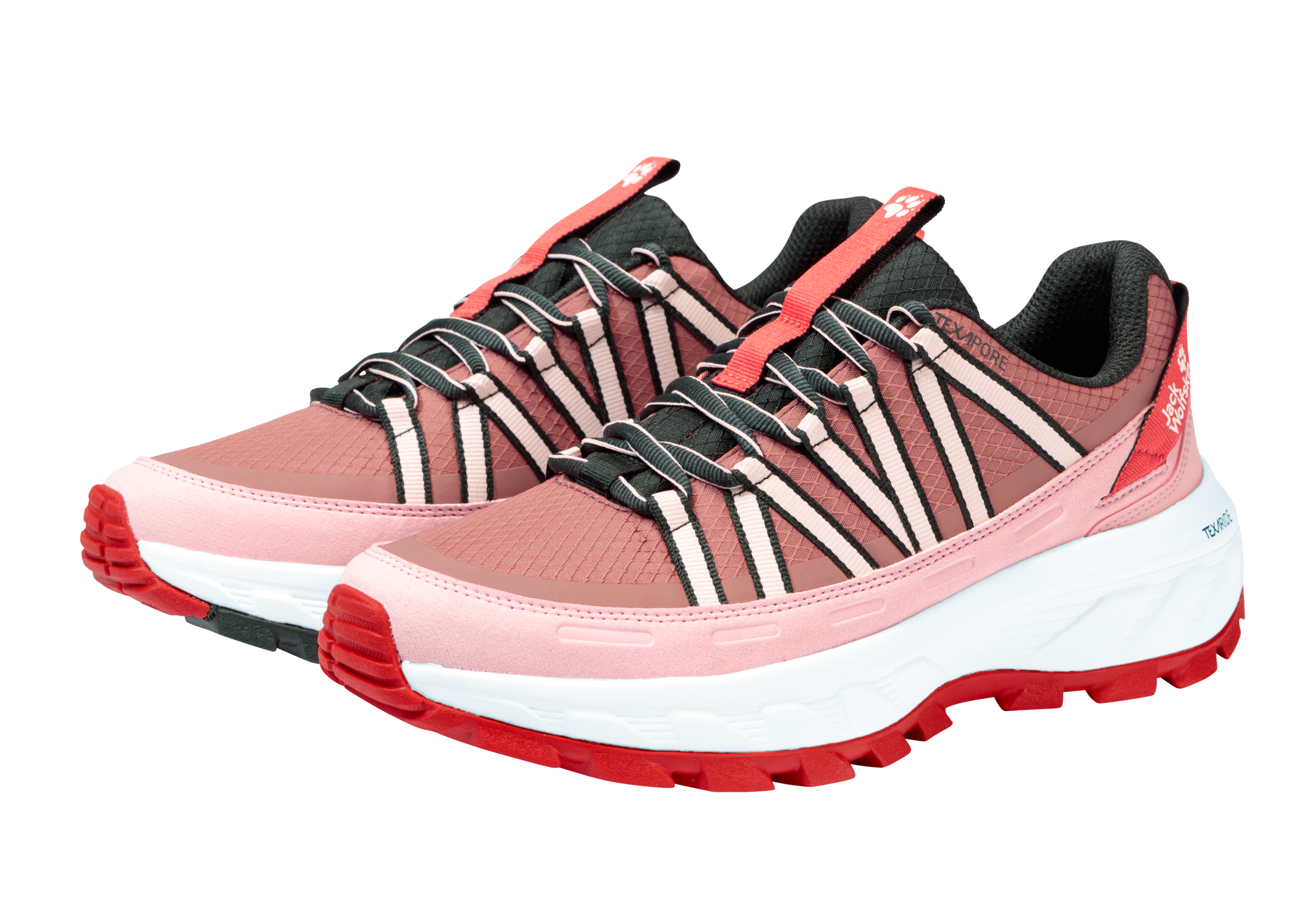 Jack Wolfskin Wanderschuh "WILD HIKE TEXAPORE LOW W" Outdoorschuh, Trekkingschuh, wasserdicht