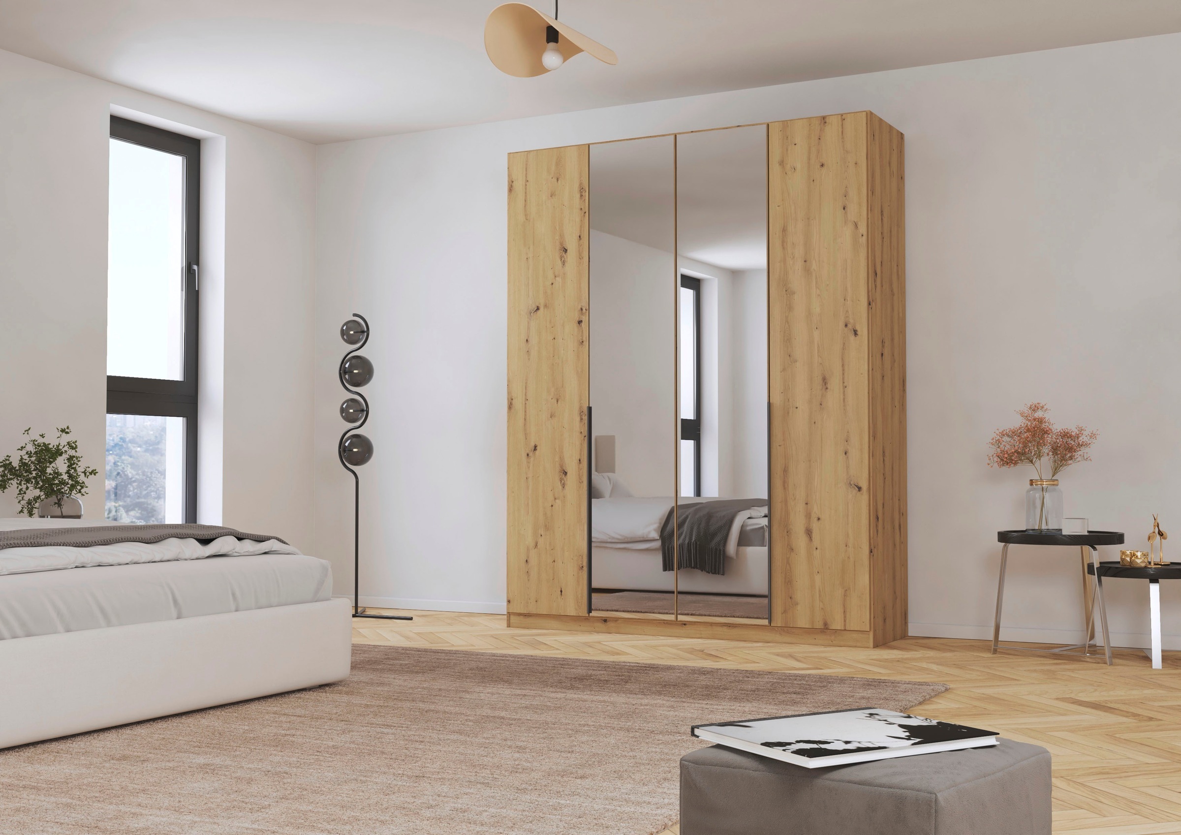 rauch Drehtürenschrank "Kleiderschrank Schrank Garderobe AGORDO mit Dekor- günstig online kaufen