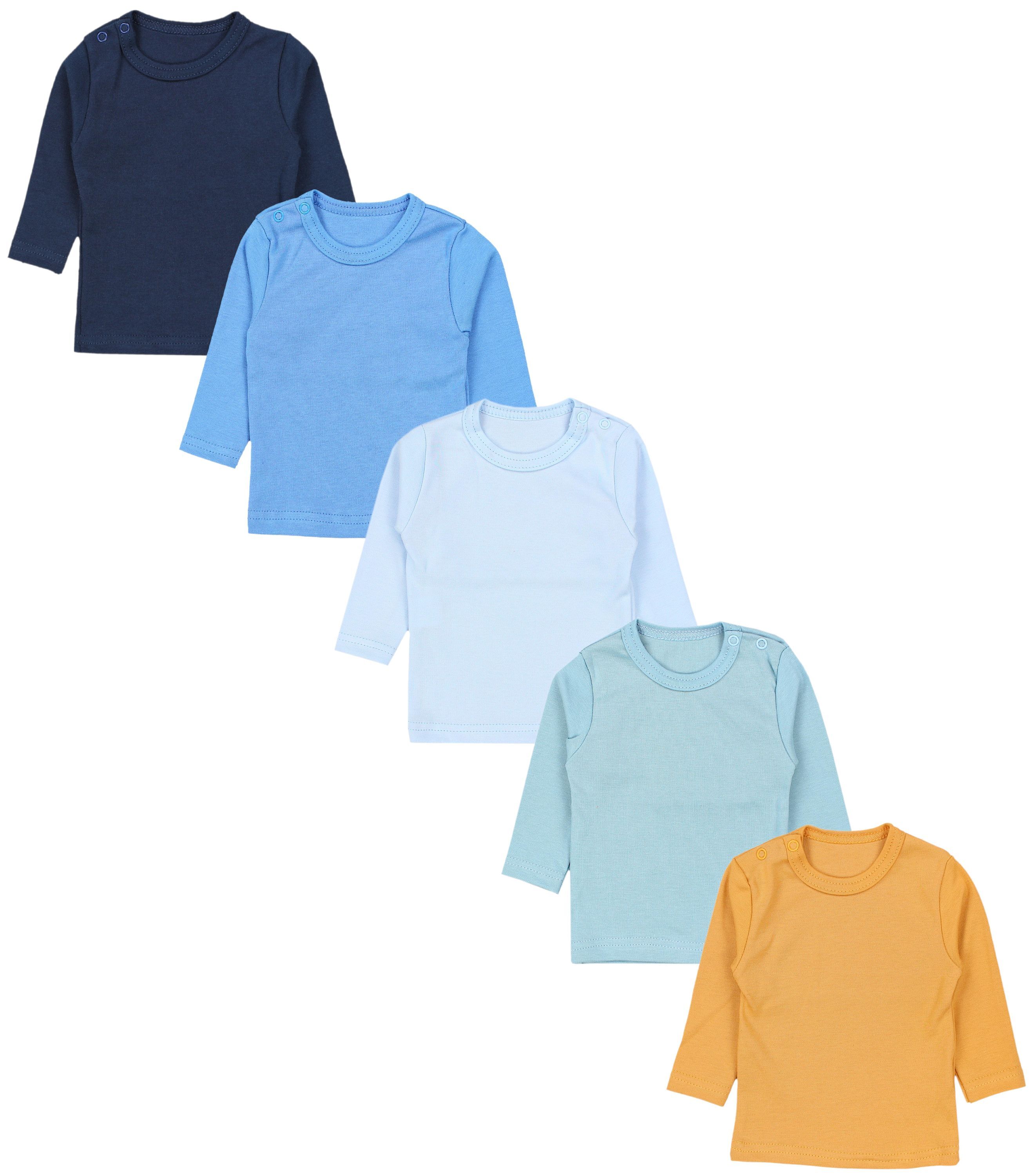 TupTam Langarmshirt "Shirt Baby Jungen Langarmshirt 5er Pack"