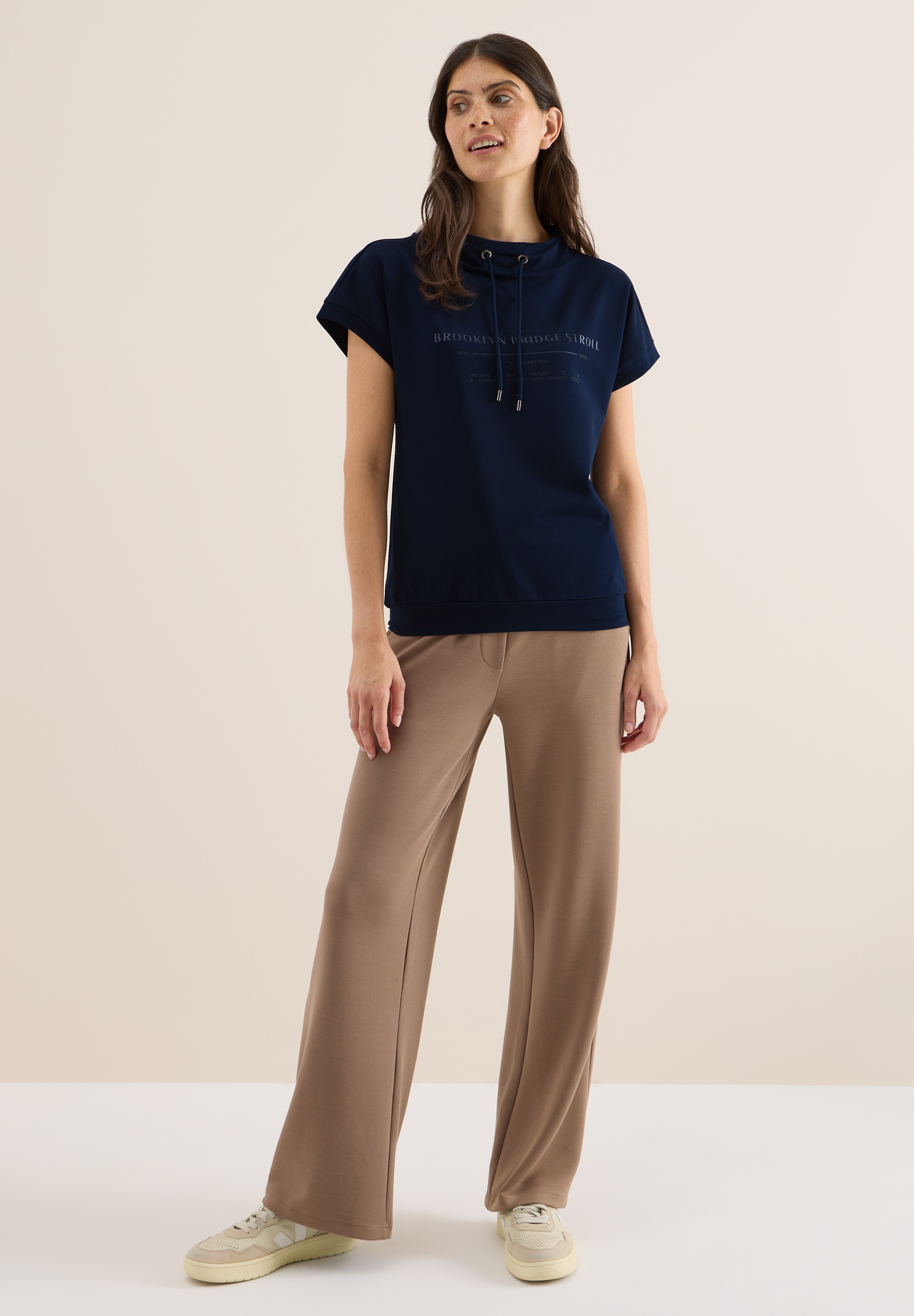 Cecil T-Shirt, im soften Baumwoll-Mix