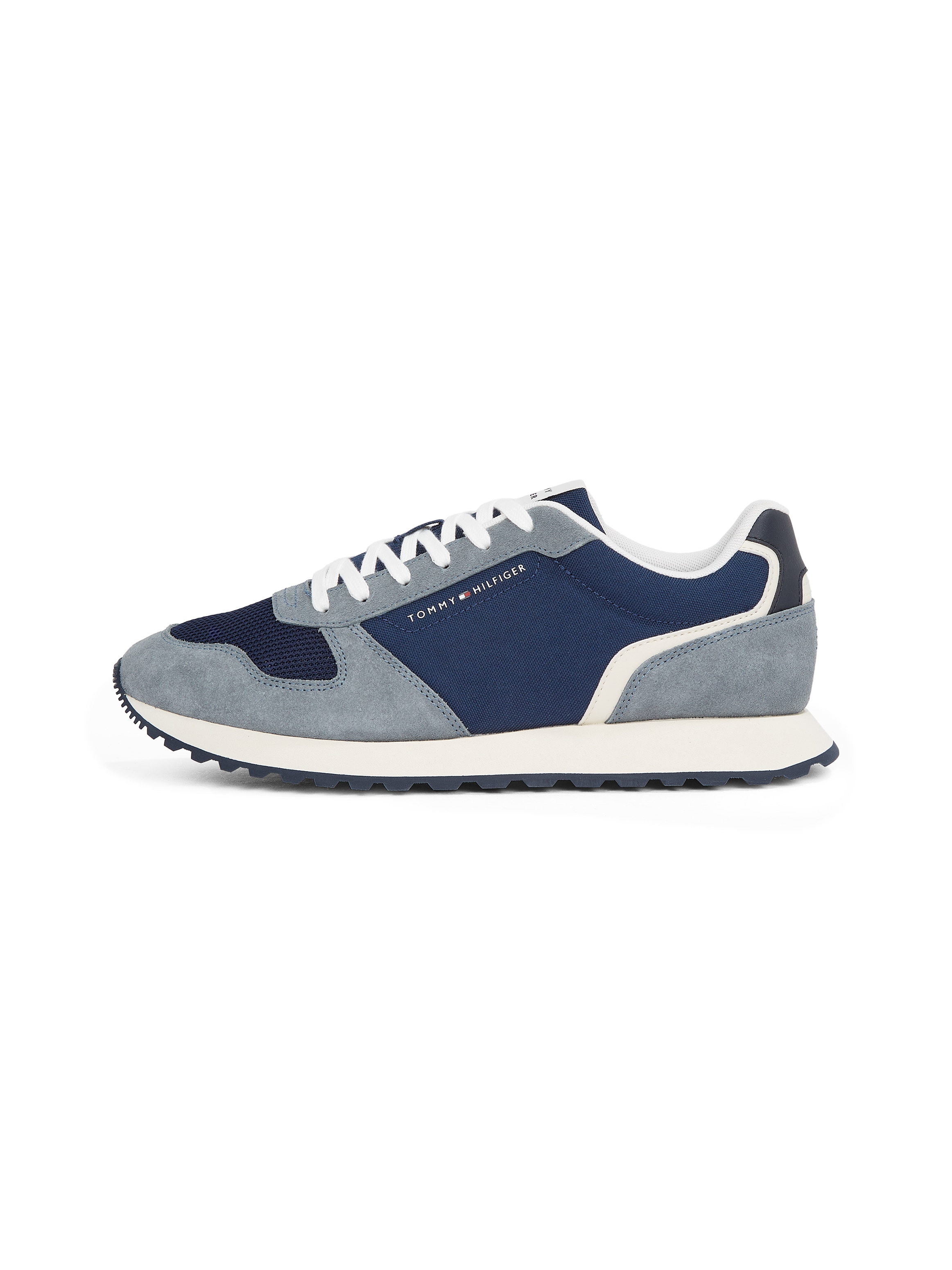 Tommy Hilfiger Sneaker »NEW RUNNER EVA MIX«, Freizeitschuh, Halbschuh, Schnürschuh mit Kontrastbesätzen