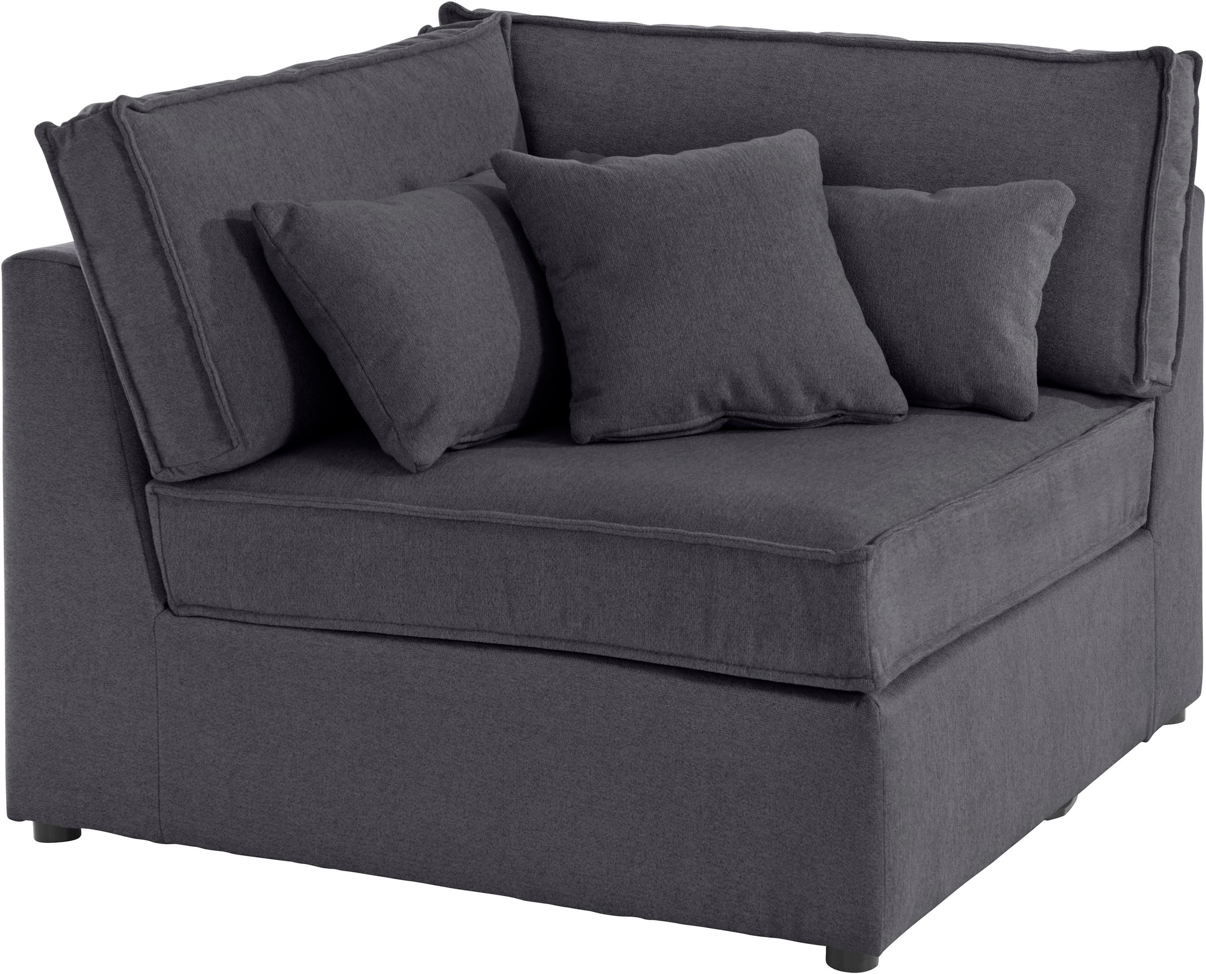 RAUM.ID Sofa-Eckelement "Florid", Teil eines Modulsofas, fester Sitzkomfort günstig online kaufen