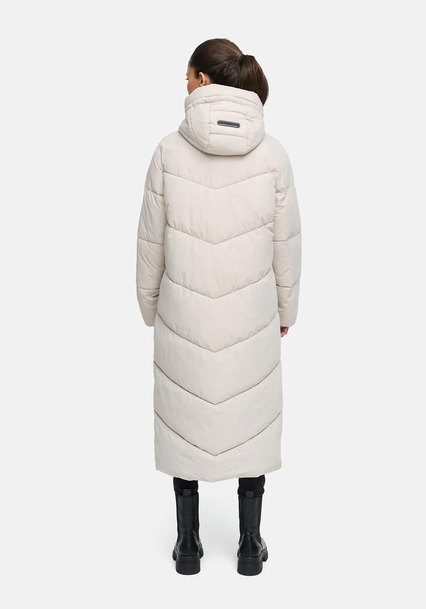 Marikoo Winterjacke »Ranja«, extra langer Damen Winter Steppmantel