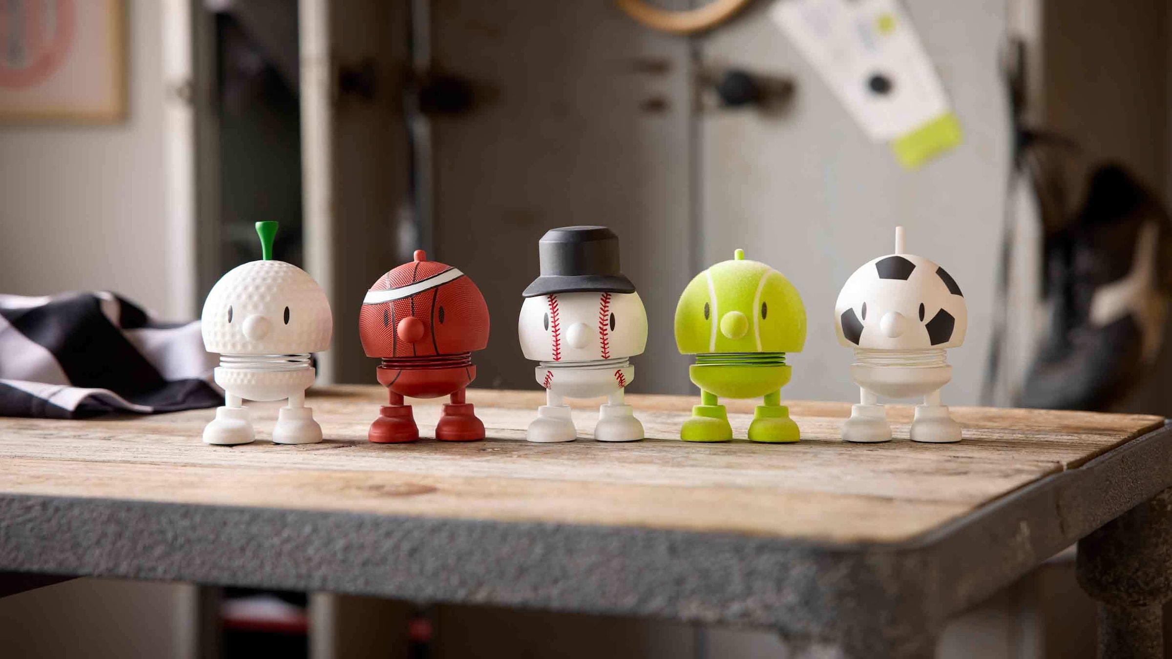 HOPTIMIST Dekofigur »Dekofigur Bumble S Baseball 7,6 cm weiß«