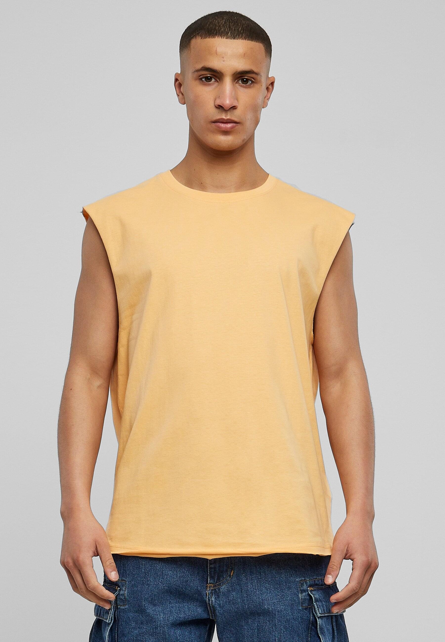 URBAN CLASSICS T-Shirt »Urban Classics Herren Open Edge Sleeveless Tee«, (1 tlg.)