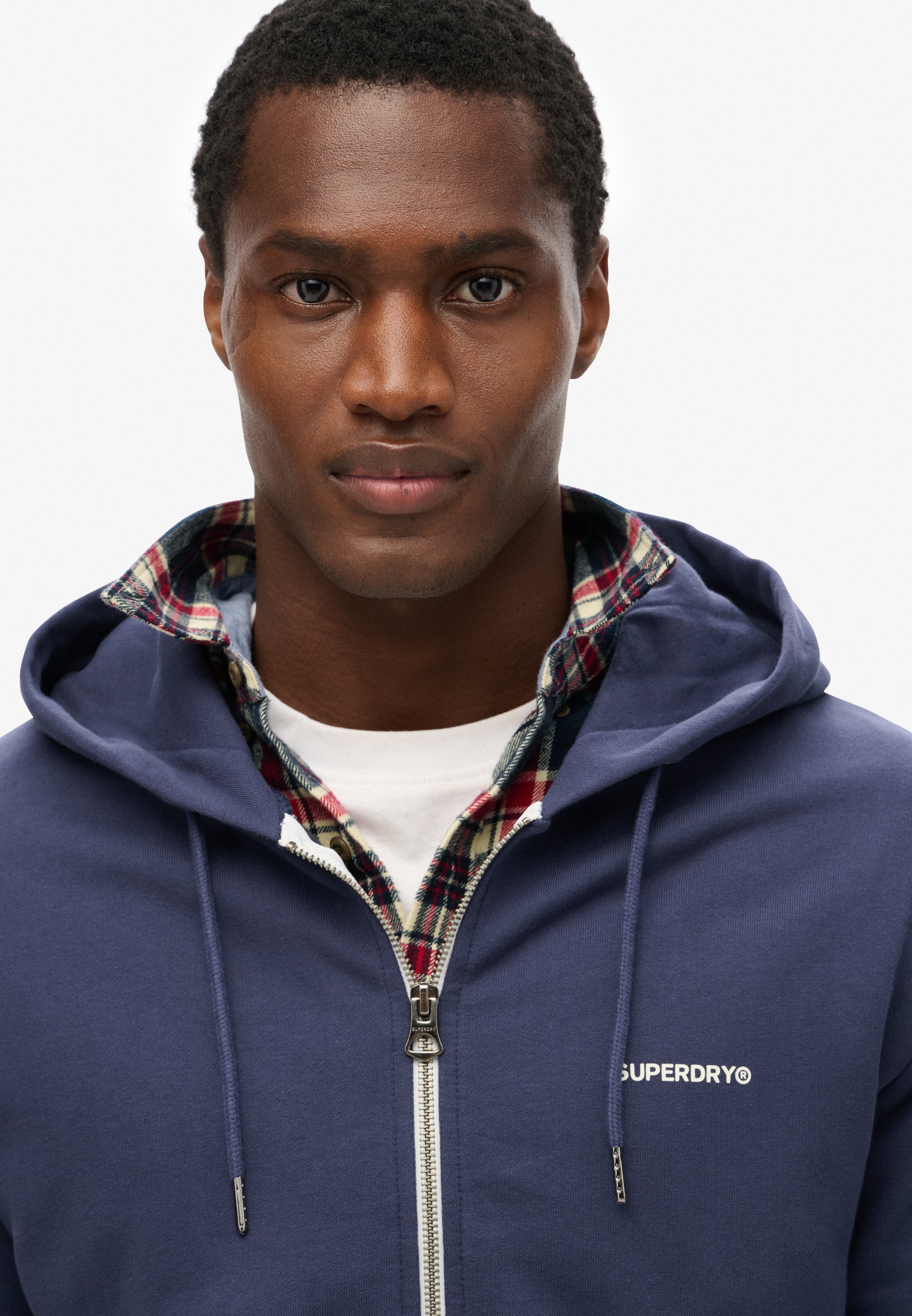 Superdry Kapuzensweatjacke »PLAIN ZIP HOOD«