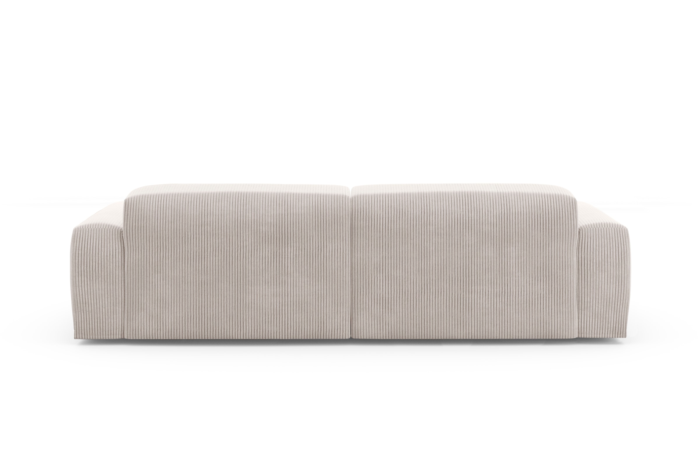 TRENDMANUFAKTUR Ecksofa »Braga, mit hochwertigem Kaltschaum, L-Form, in Cord erhältlich«, (2 St.), modernes Sofa, Couch mit hohem Sitzkomfort, 255/72/160 cm (B/H/T)
