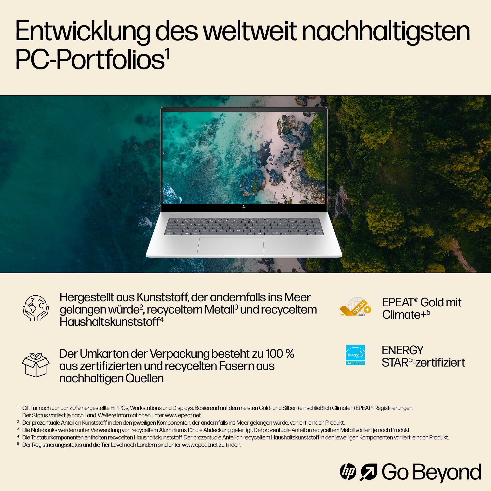 HP Notebook »17-da007«, 43,9 cm, / 17,3 Zoll, Intel, Core Ultra 7, ARC, 512 GB SSD, 17-da0074ng