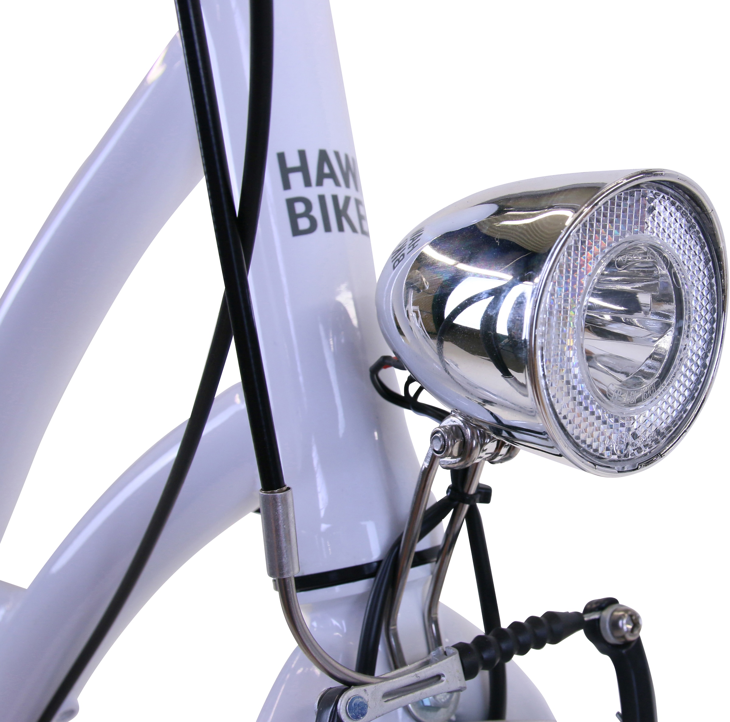 HAWK Bikes Cityrad »City Classic Joy White«, 3 Gang, Shimano, Nexus Schaltwerk, für Damen und Herren