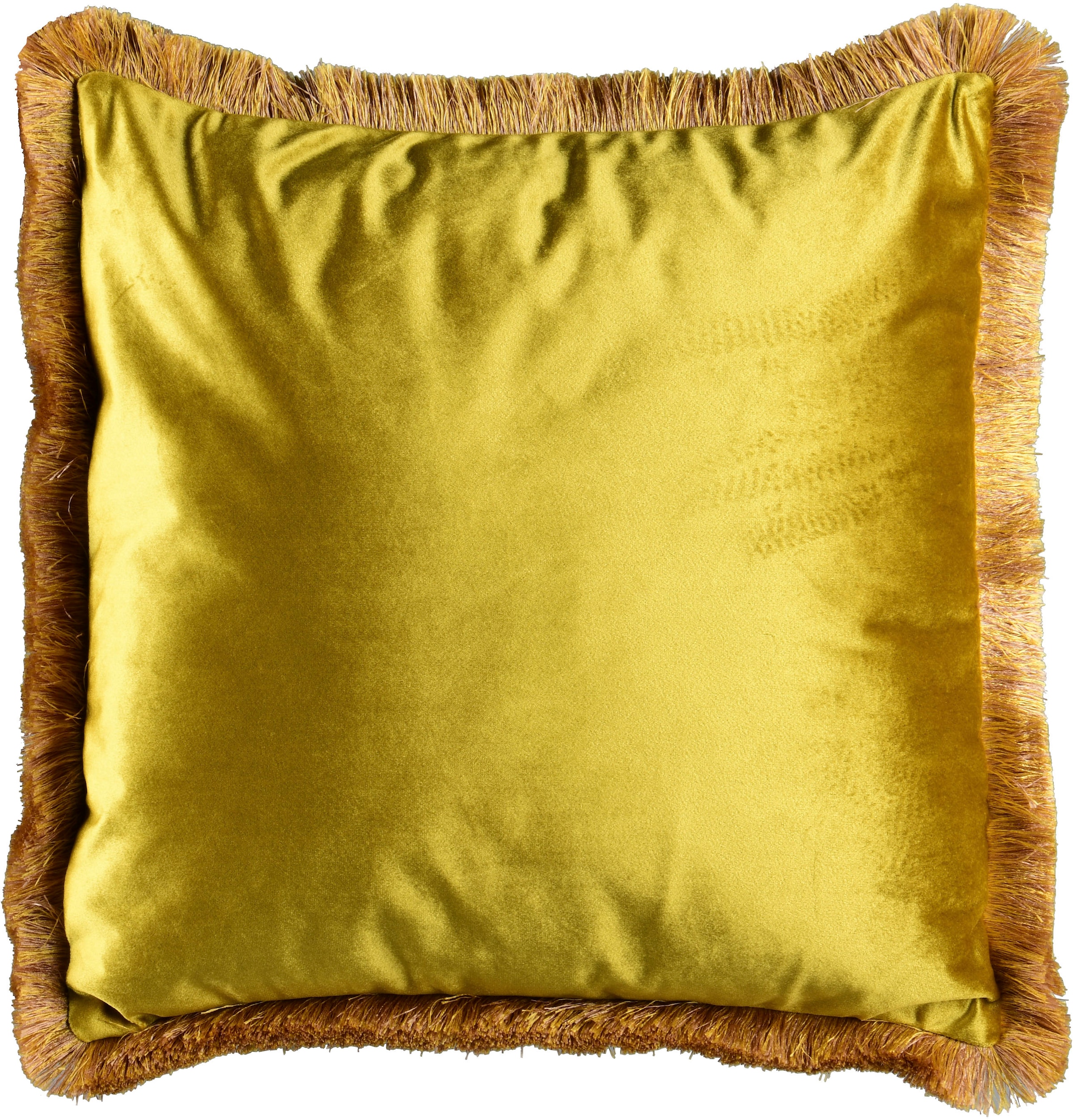 Dekokissen "ELONA", B/L: 45cm x 10cm, 1 Stk., gelb, MIRRORS AND MORE, Polyester, B:45cm L:10cm, Dekokissen_Sitzkissen_Kissenhüllen, unifarben,