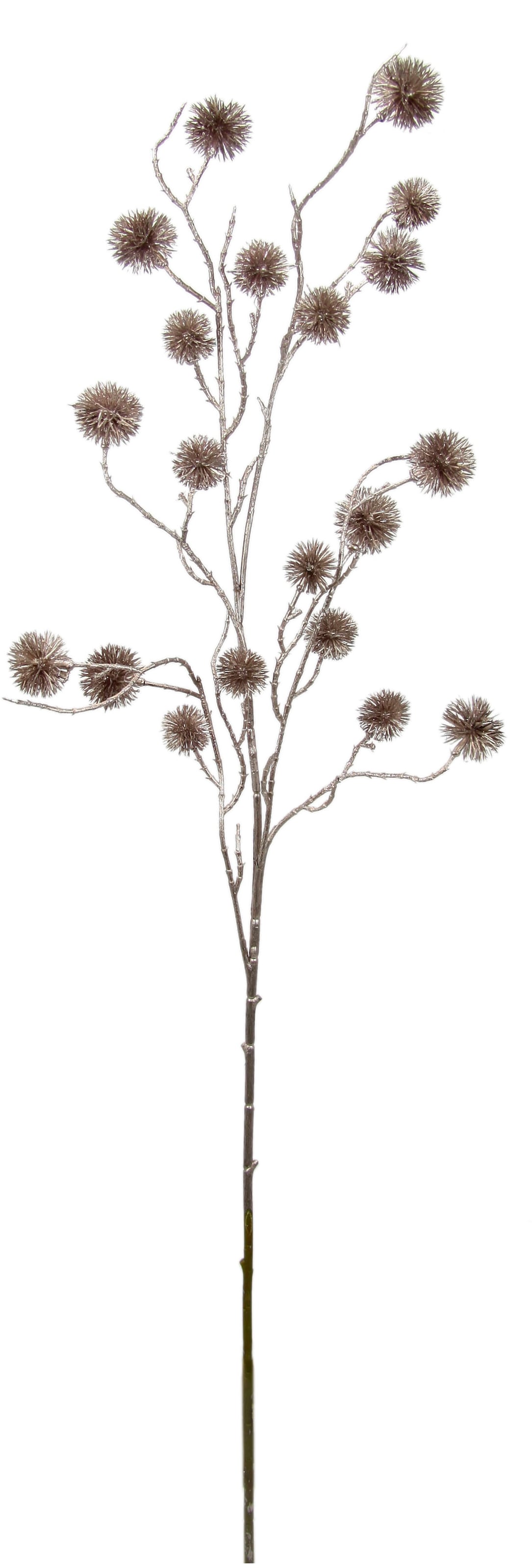 I.GE.A. Kunstblume »Distel«, Künstlicher Mini Distelzweig, gold Metallic, 3er Set