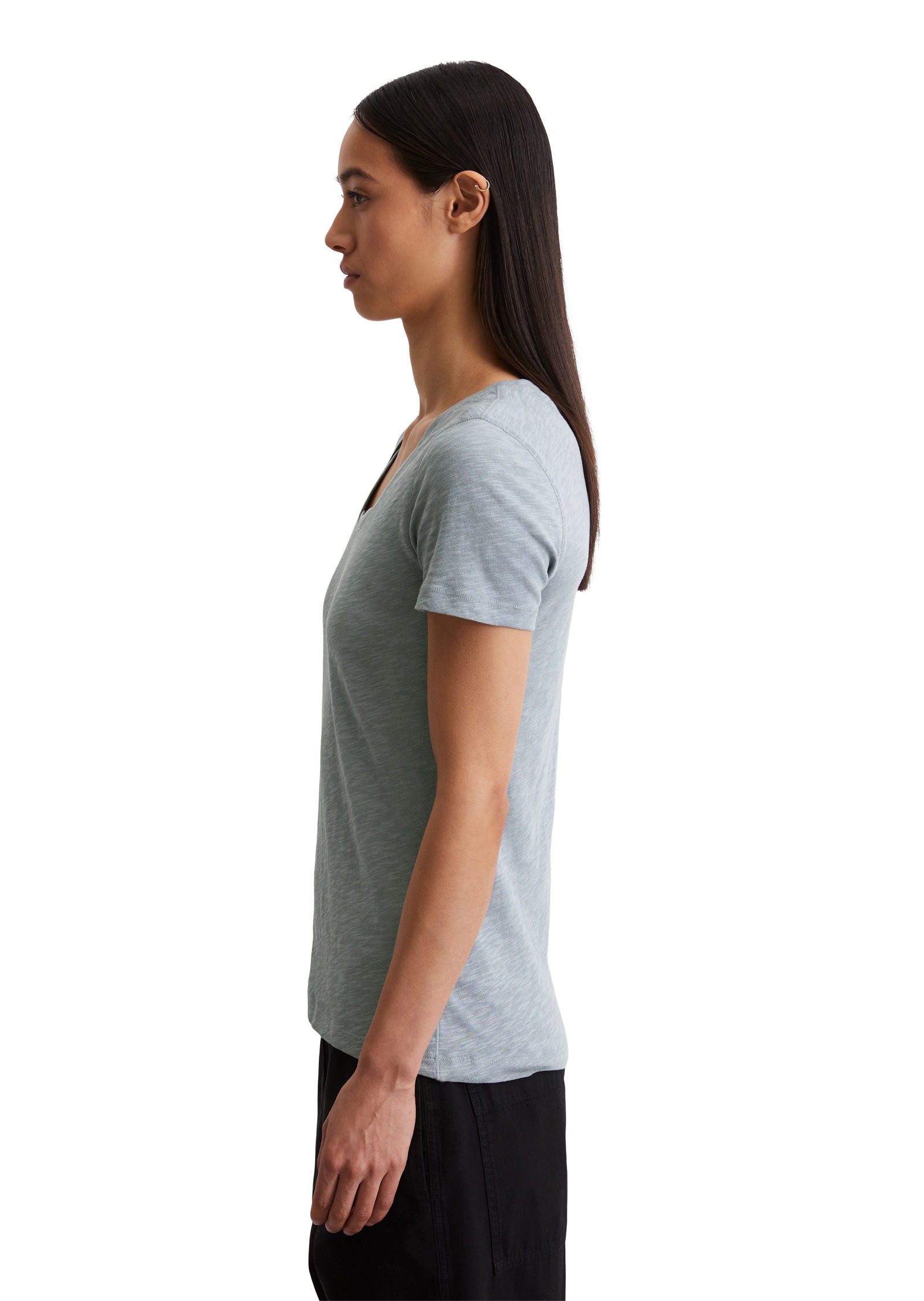 Marc O'Polo T-Shirt »mit getwistetem Ausschnitt«