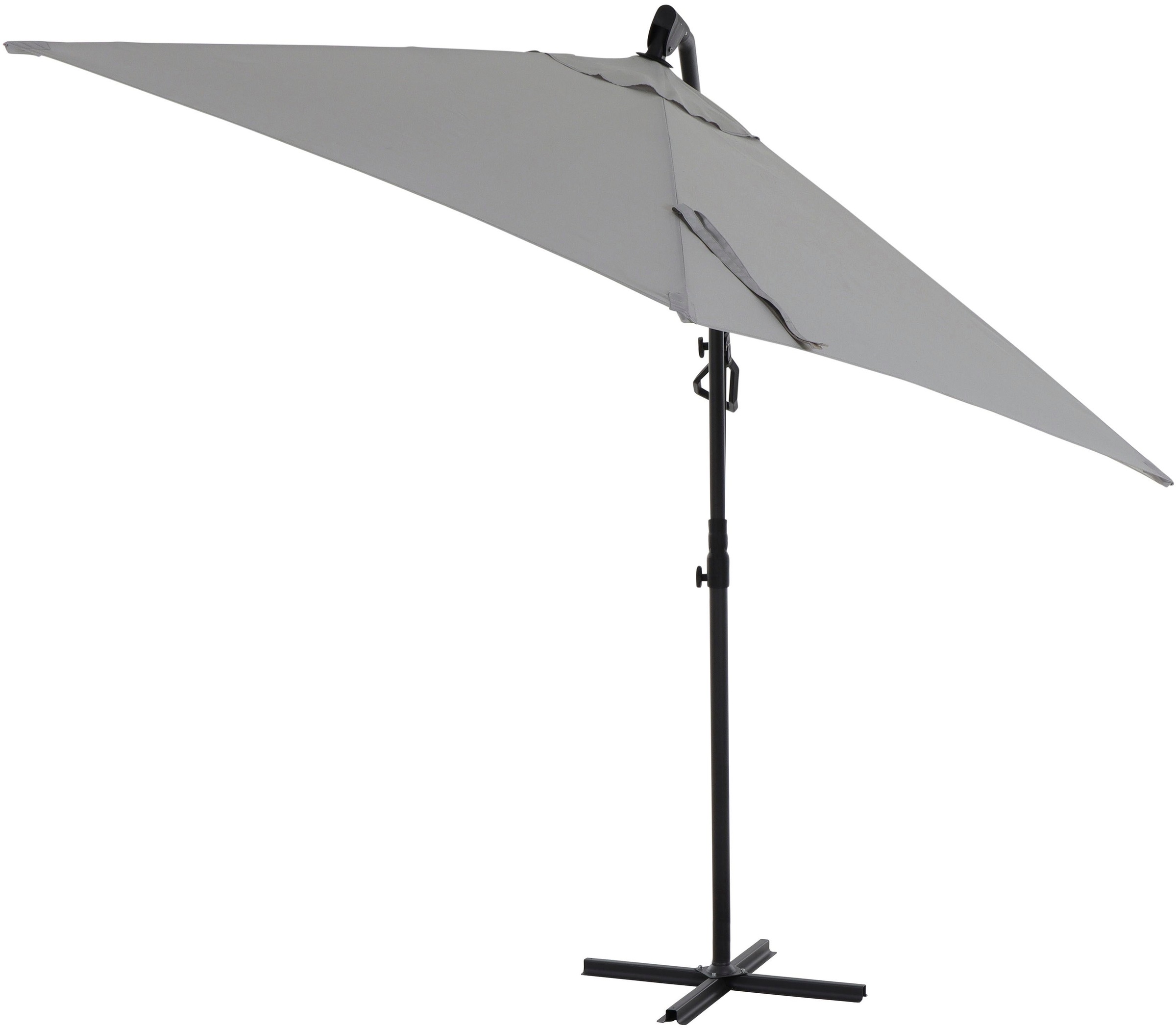 Siena Garden Ampelschirm »Leo N+«, (Set), Ø3m, inkl. 2 Beschwerungsplatten und Schutzhülle