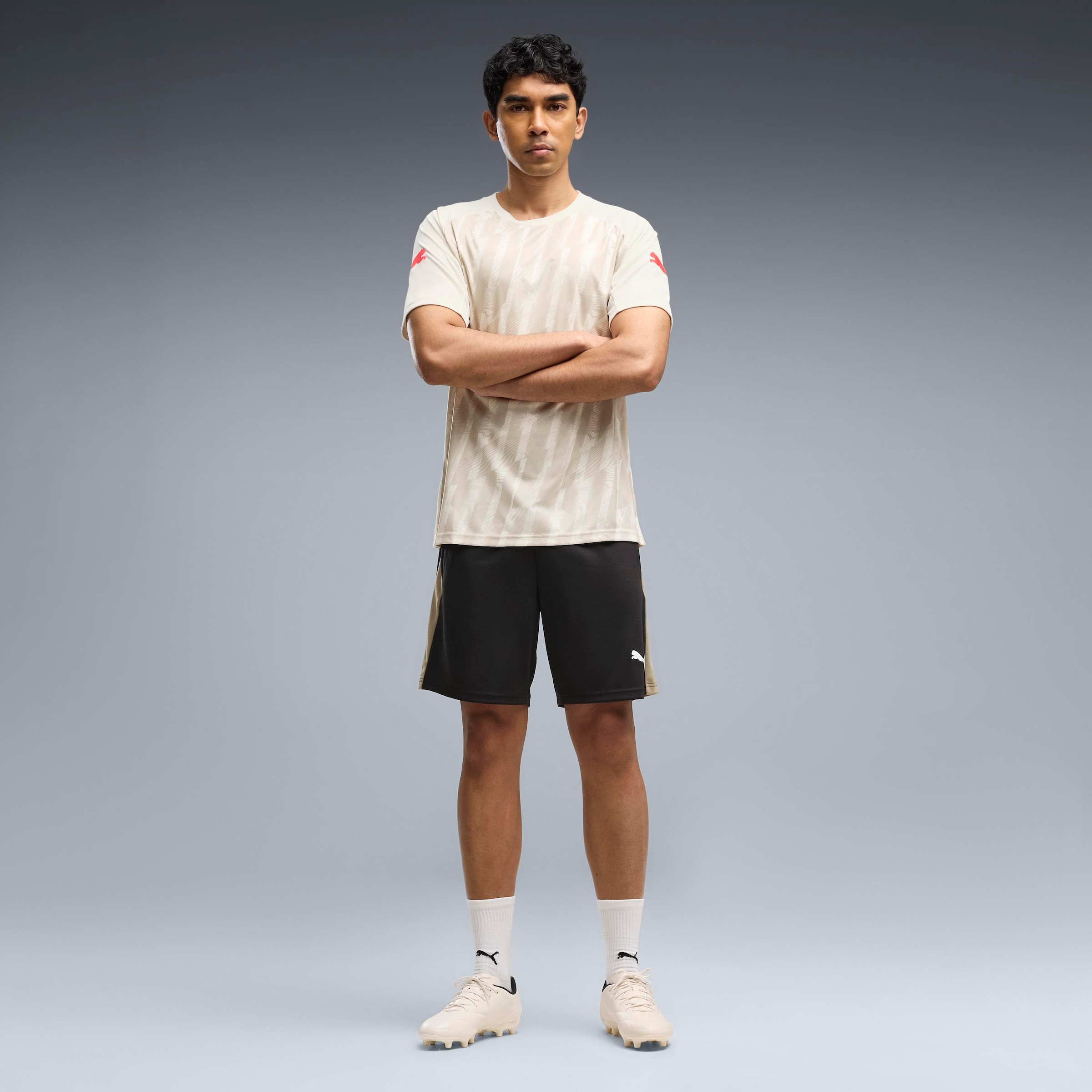PUMA Trainingsshorts »INDIVIDUALFINAL SHORTS«  für Fußball und sportliche Aktivitäten, unifarbenes Design