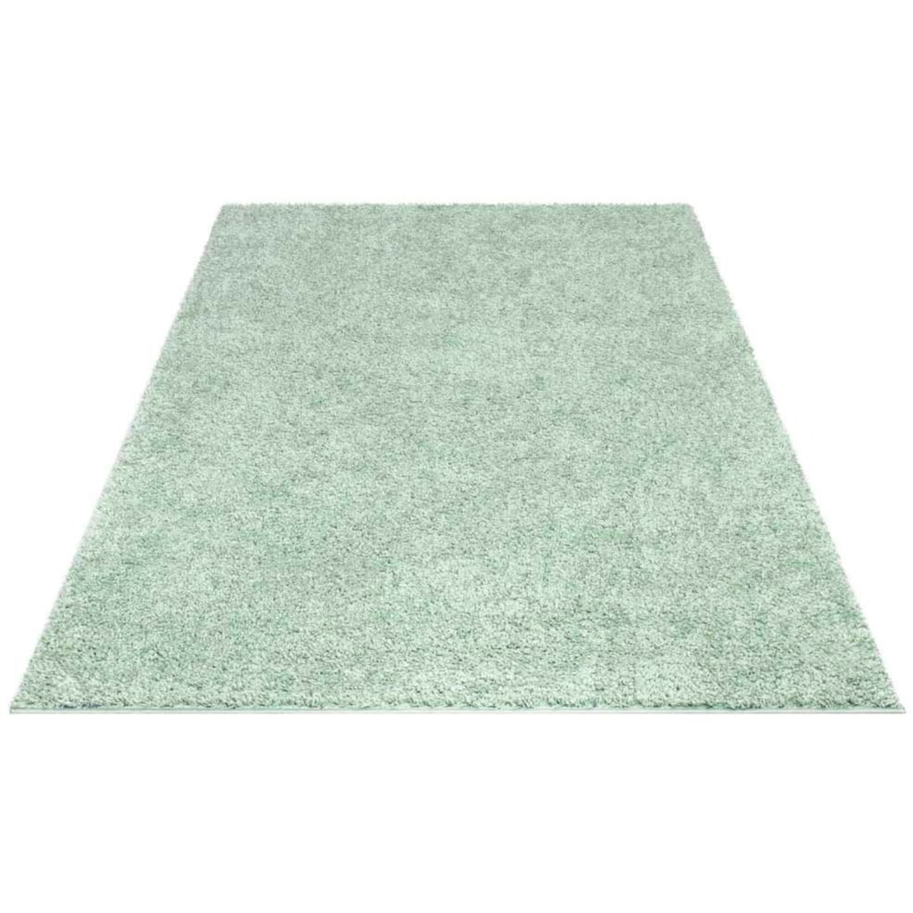 Carpet City Hochflor-Teppich »City Shaggy«, rechteckig, Robuster Langflor Teppich uni, besonders flauschig weich