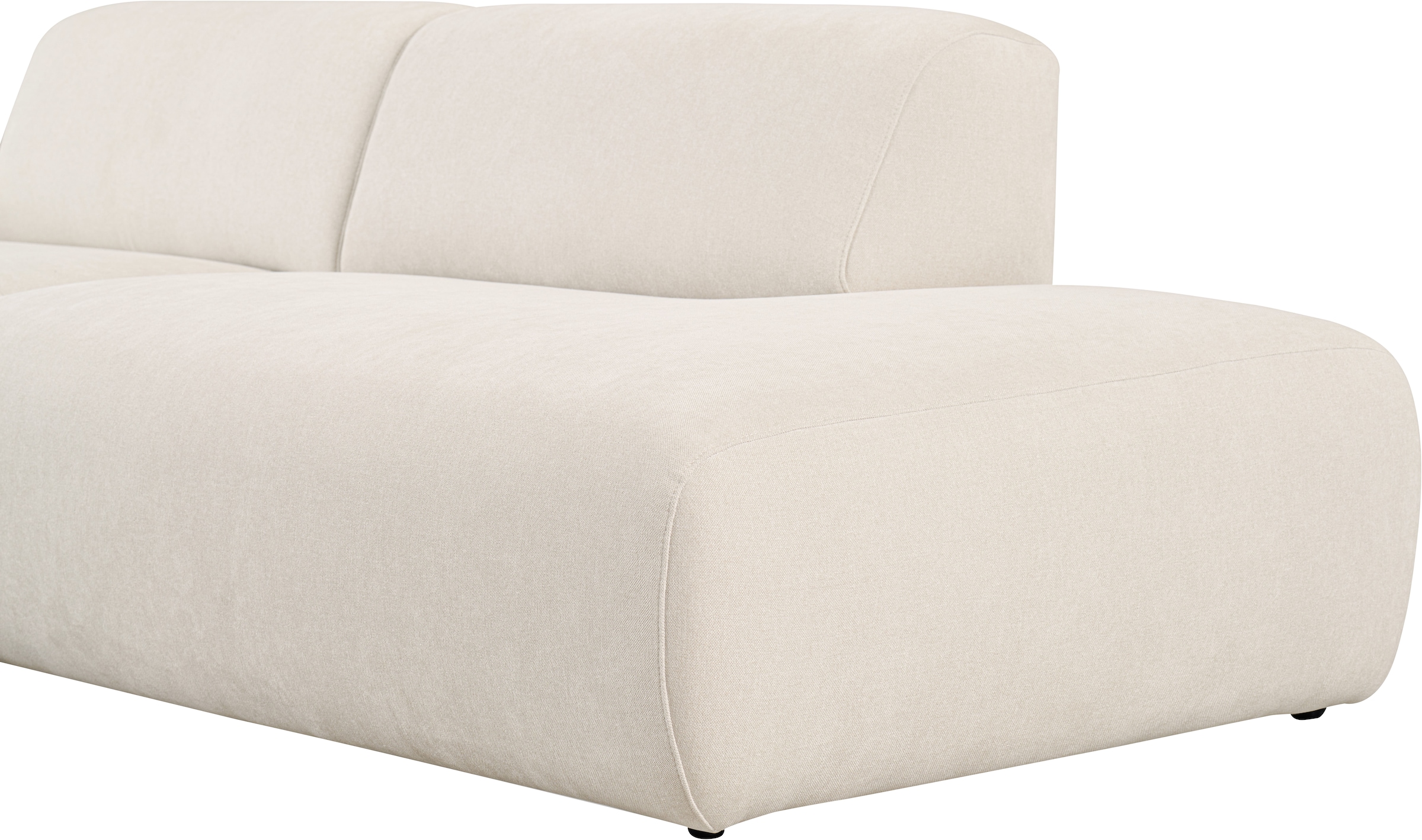 andas Ecksofa »Myrland«, Breite 222 cm, Chenille, Easy Clean Stoff, mit Kaltschaum