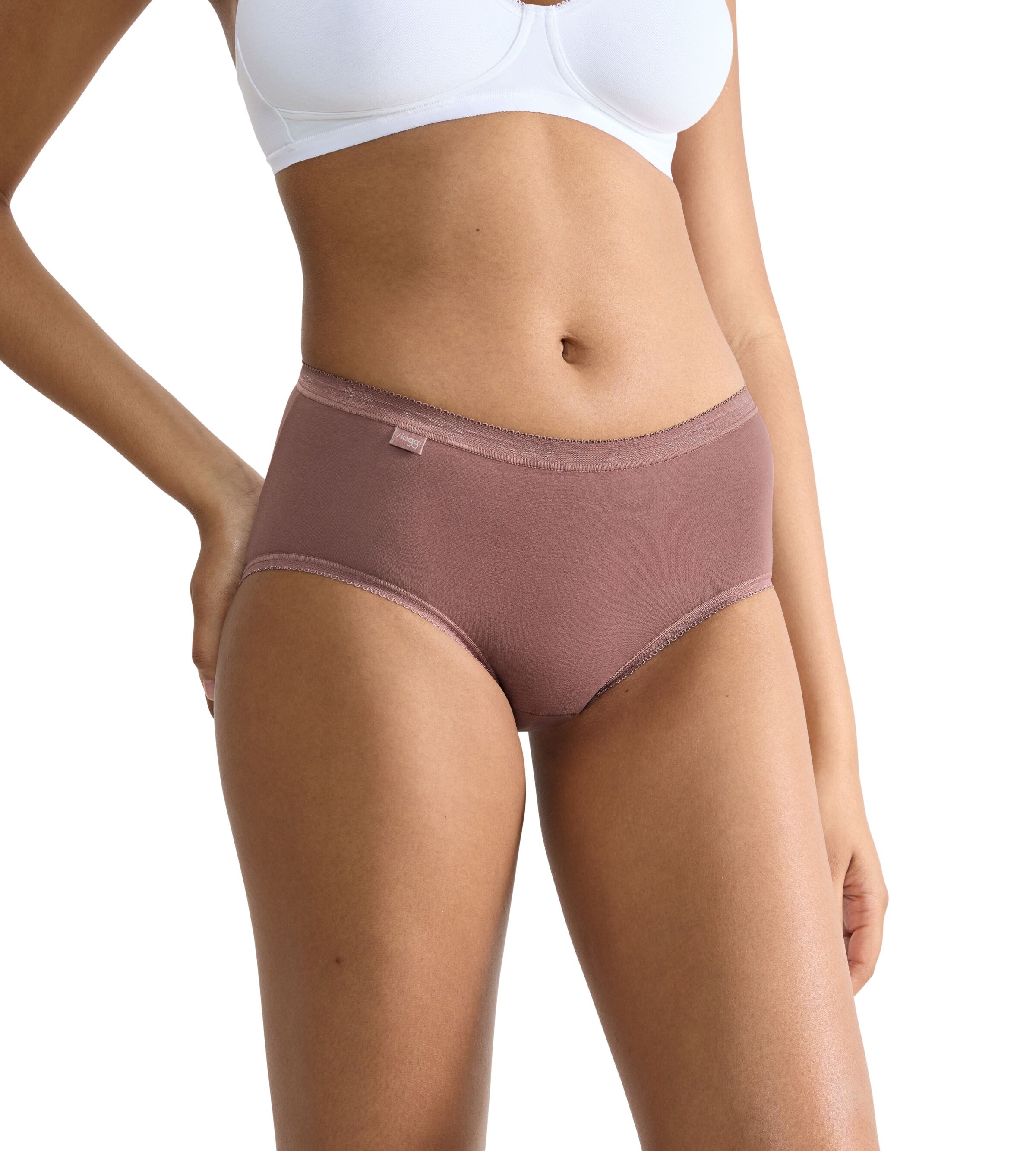 sloggi Midislip "Basic+", (3er Pack), Baumwollmix, klassischer Stil, mittel günstig online kaufen