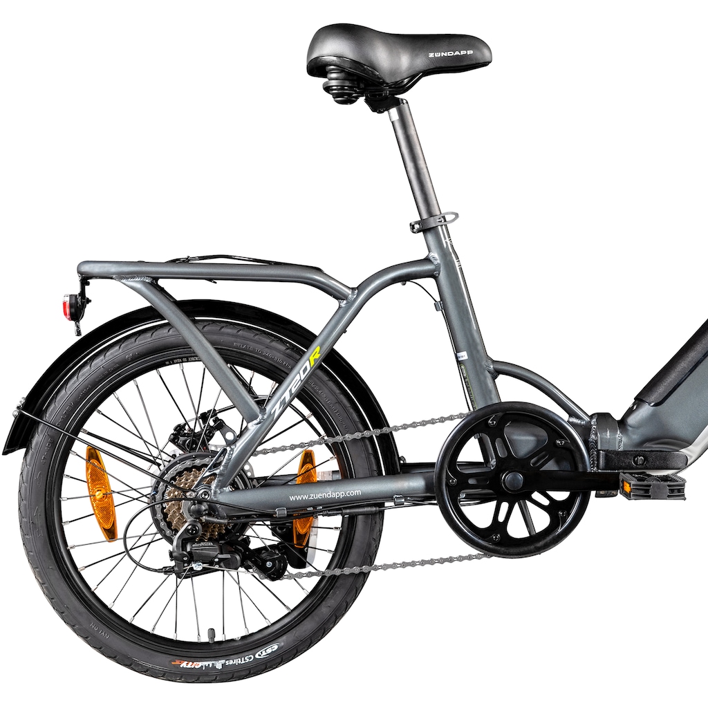 Zündapp E-Bike »ZT20R«, 6 Gang, Heckmotor 486 W